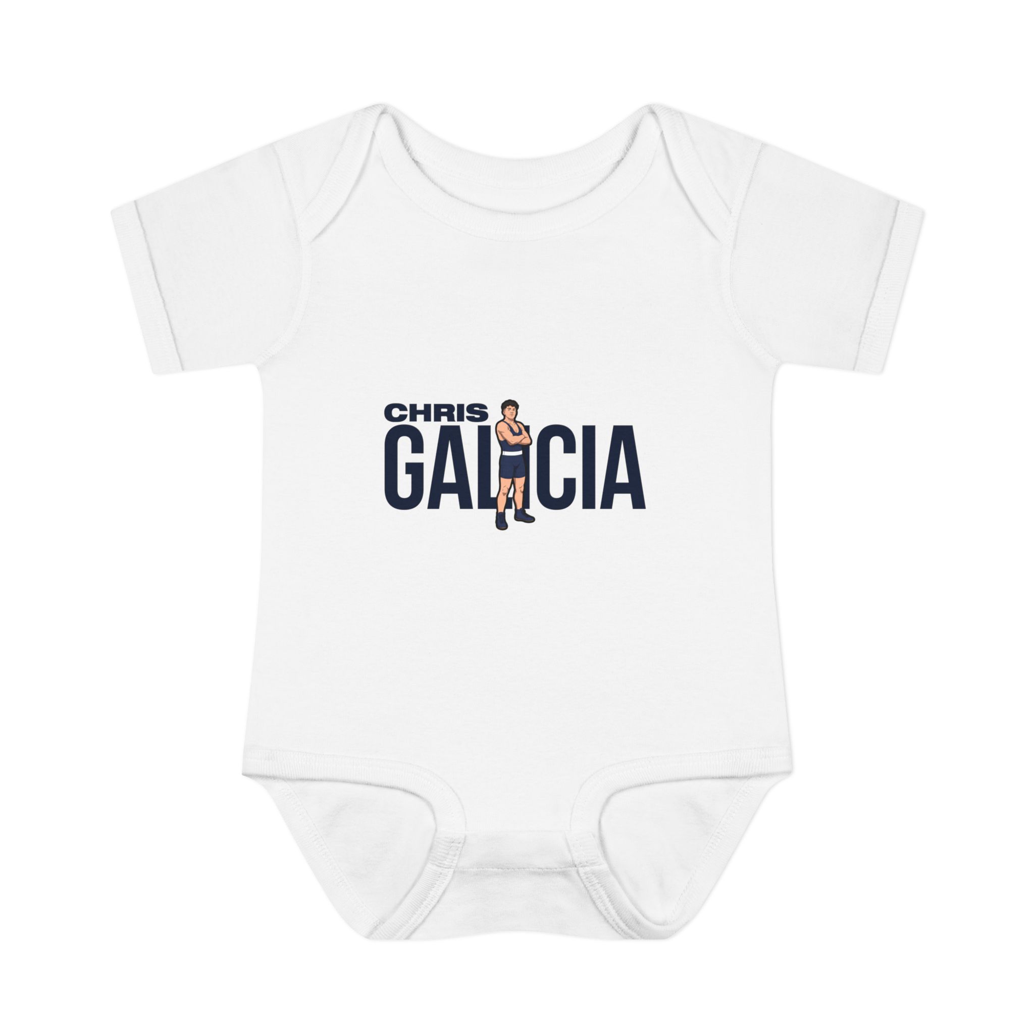 Baby Onesie — character_player_name in White