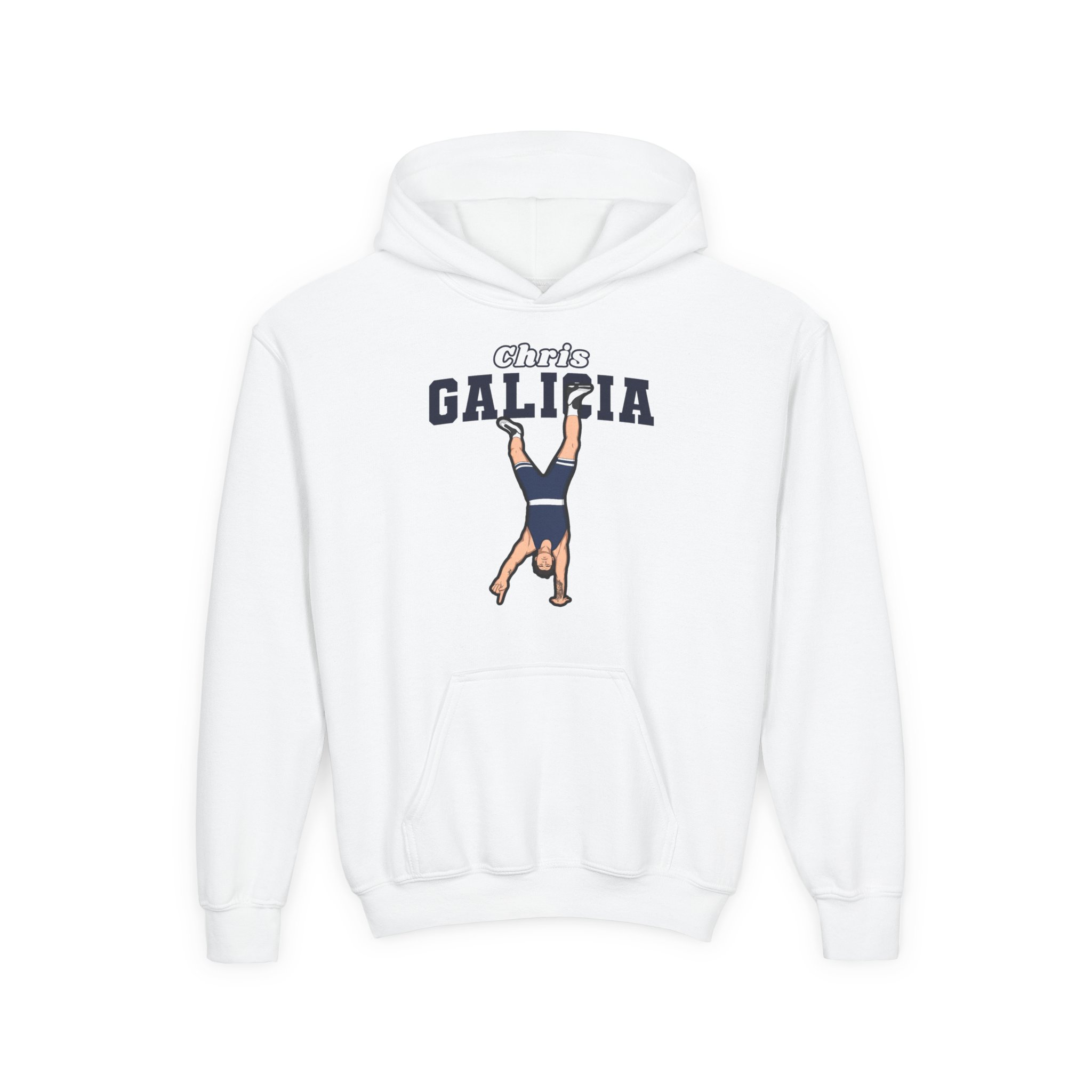 Youth Hoodie — character_name_arch in White