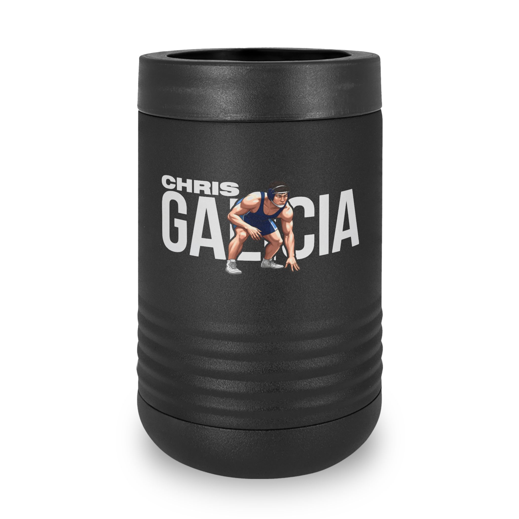 Stainless Can Cooler — character_player_name in Black