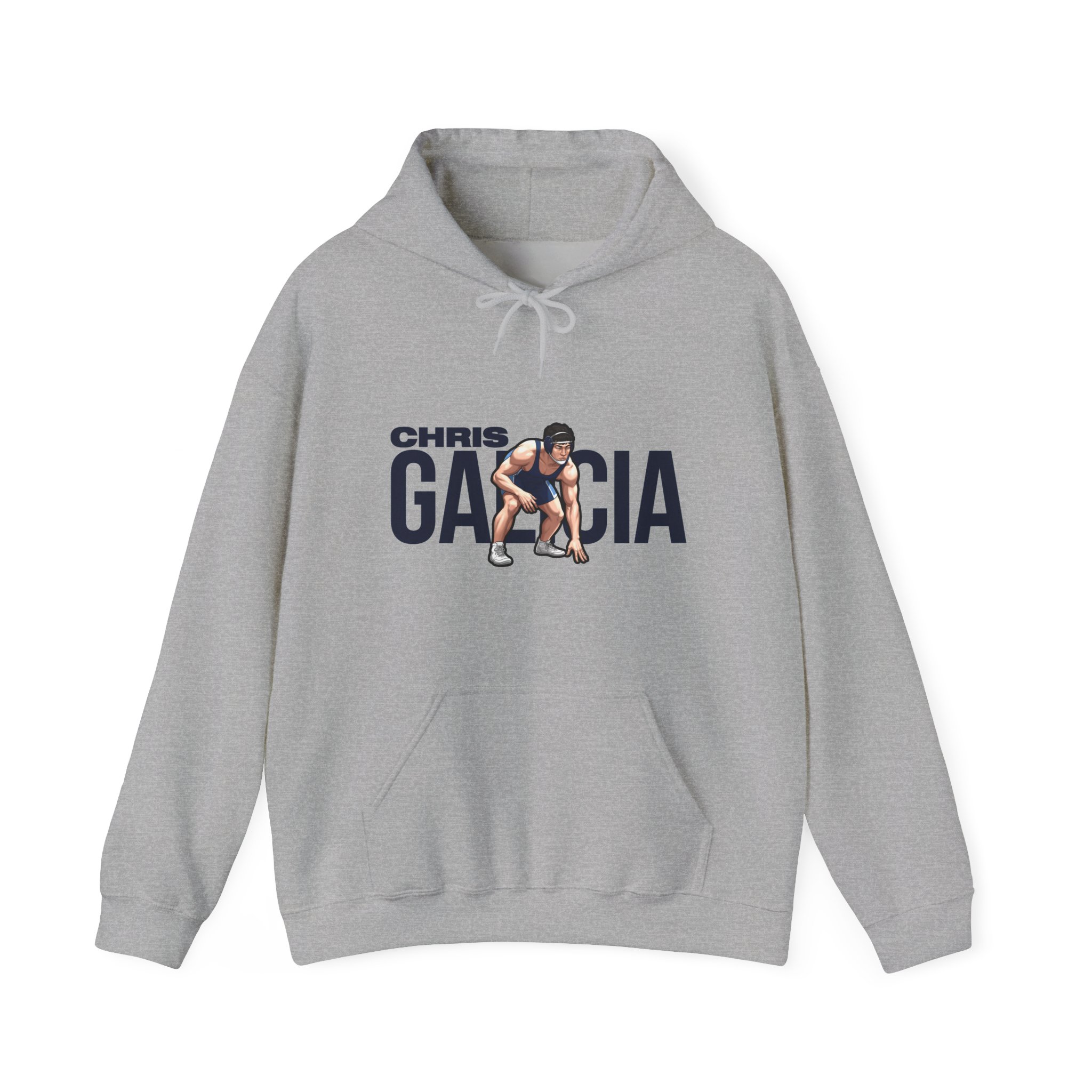 Hoodie — character_player_name in Grey