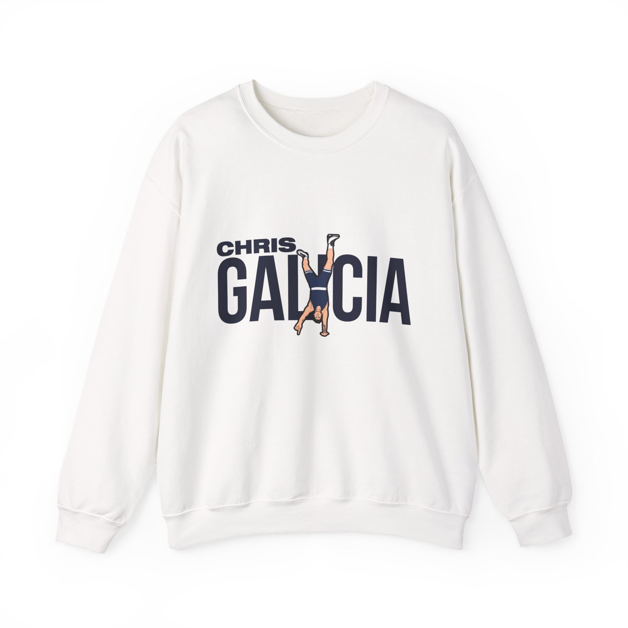 Crewneck Sweatshirt — character_player_name in White
