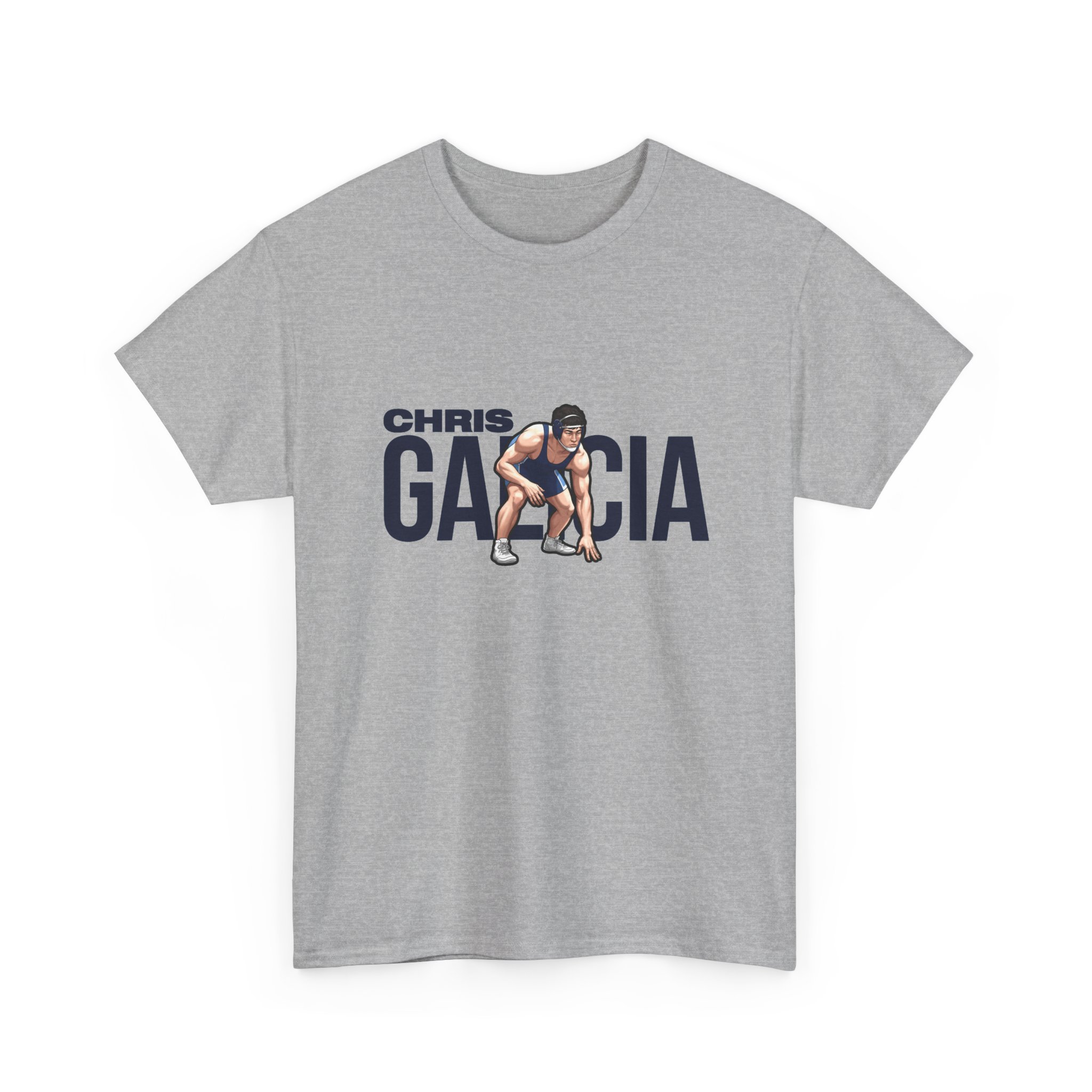 Tee — character_player_name in Grey