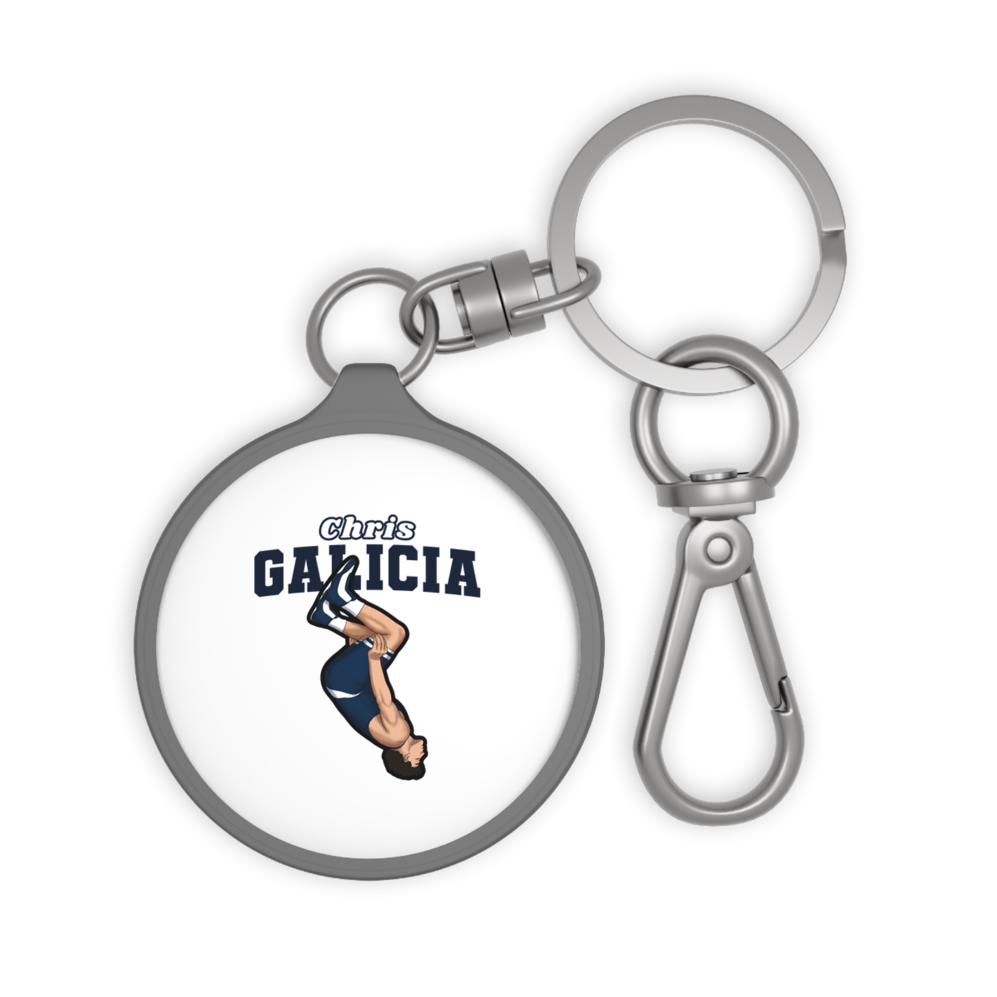 Keychain — character_name_arch in Grey