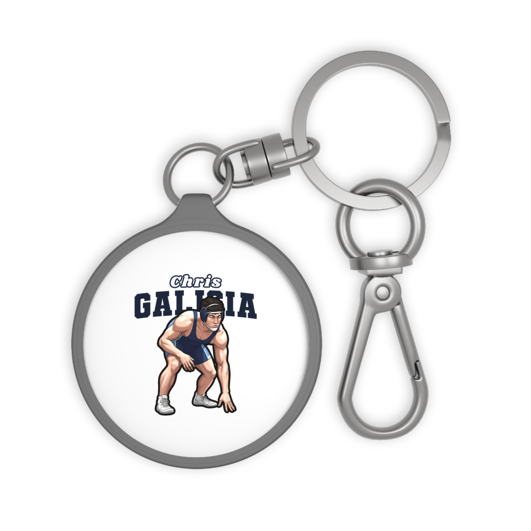 Keychain — character_name_arch in Grey