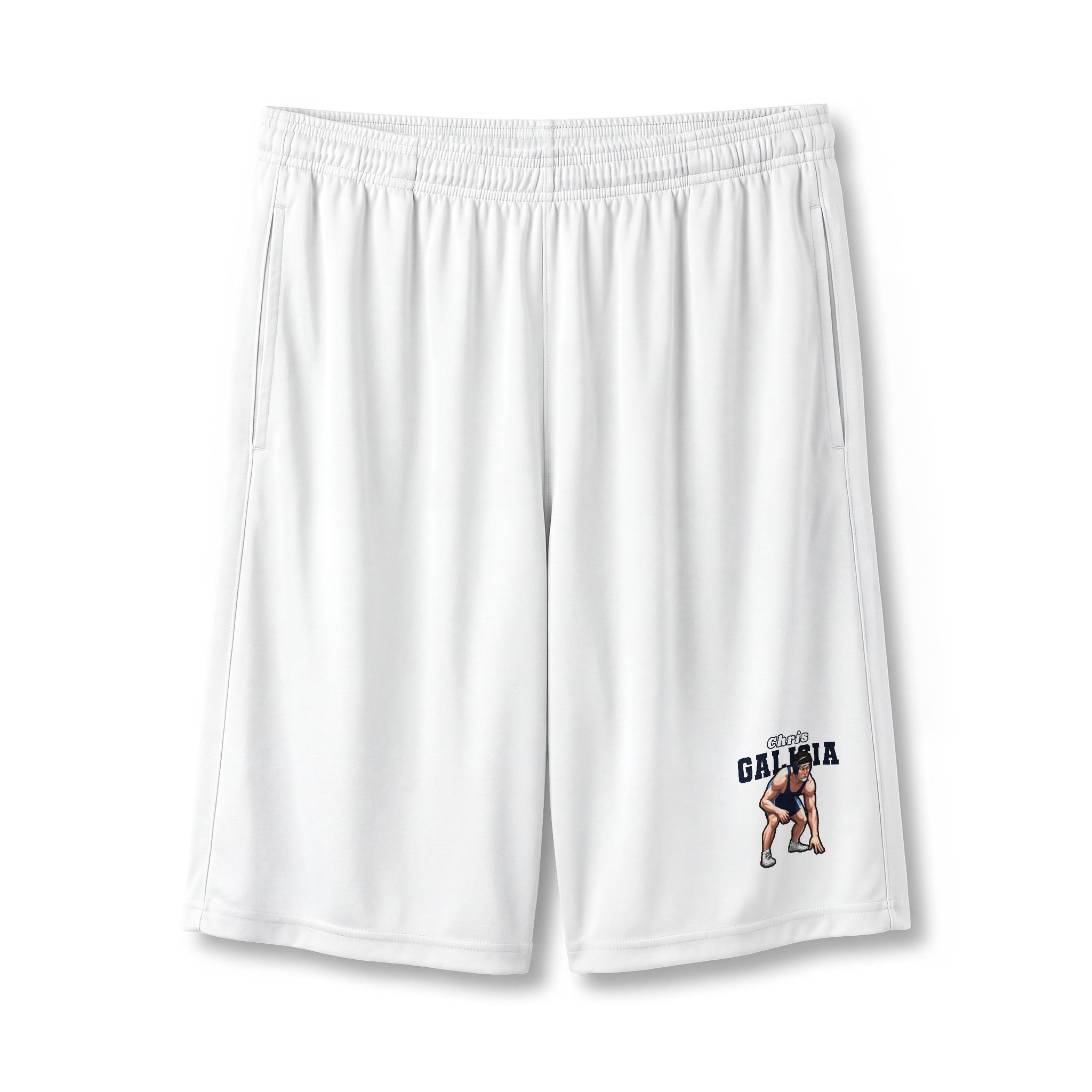 Shorts — character_name_arch in White
