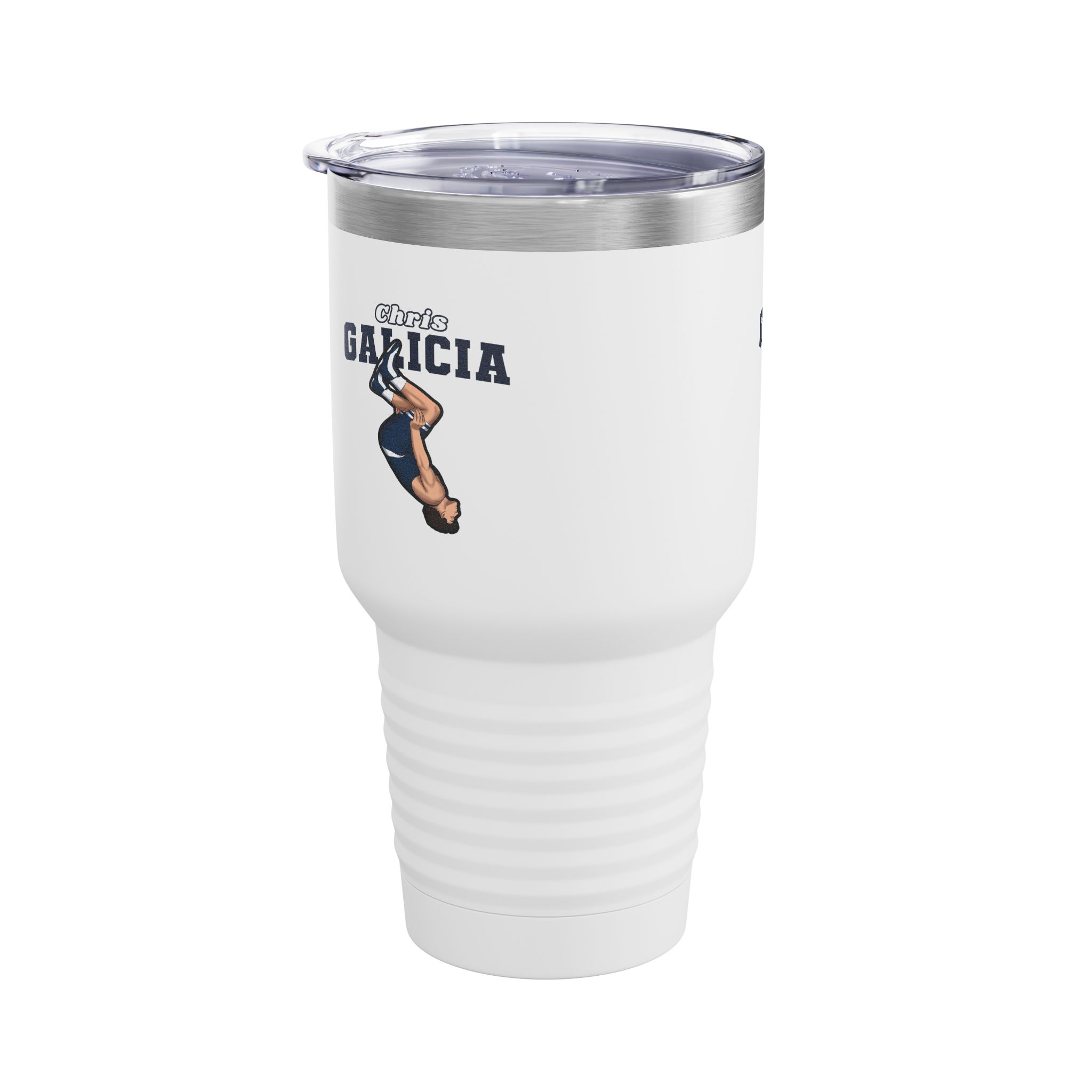 30oz Tumbler — character_name_arch in White