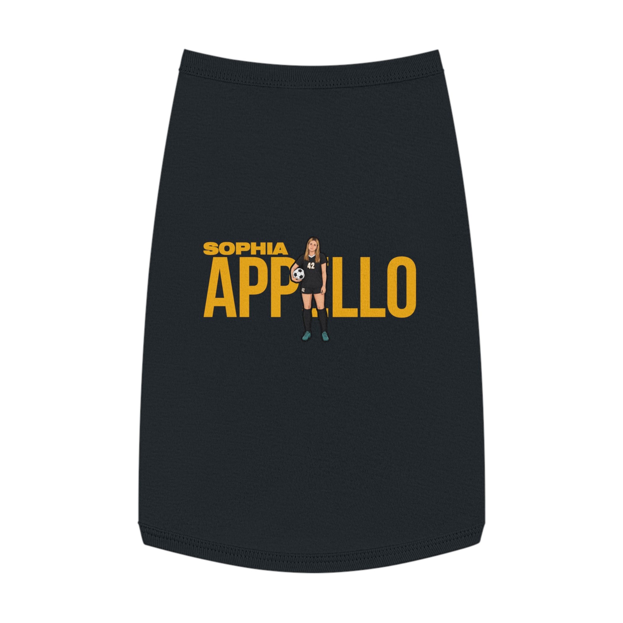 Pet Tank Top — character_player_name in White