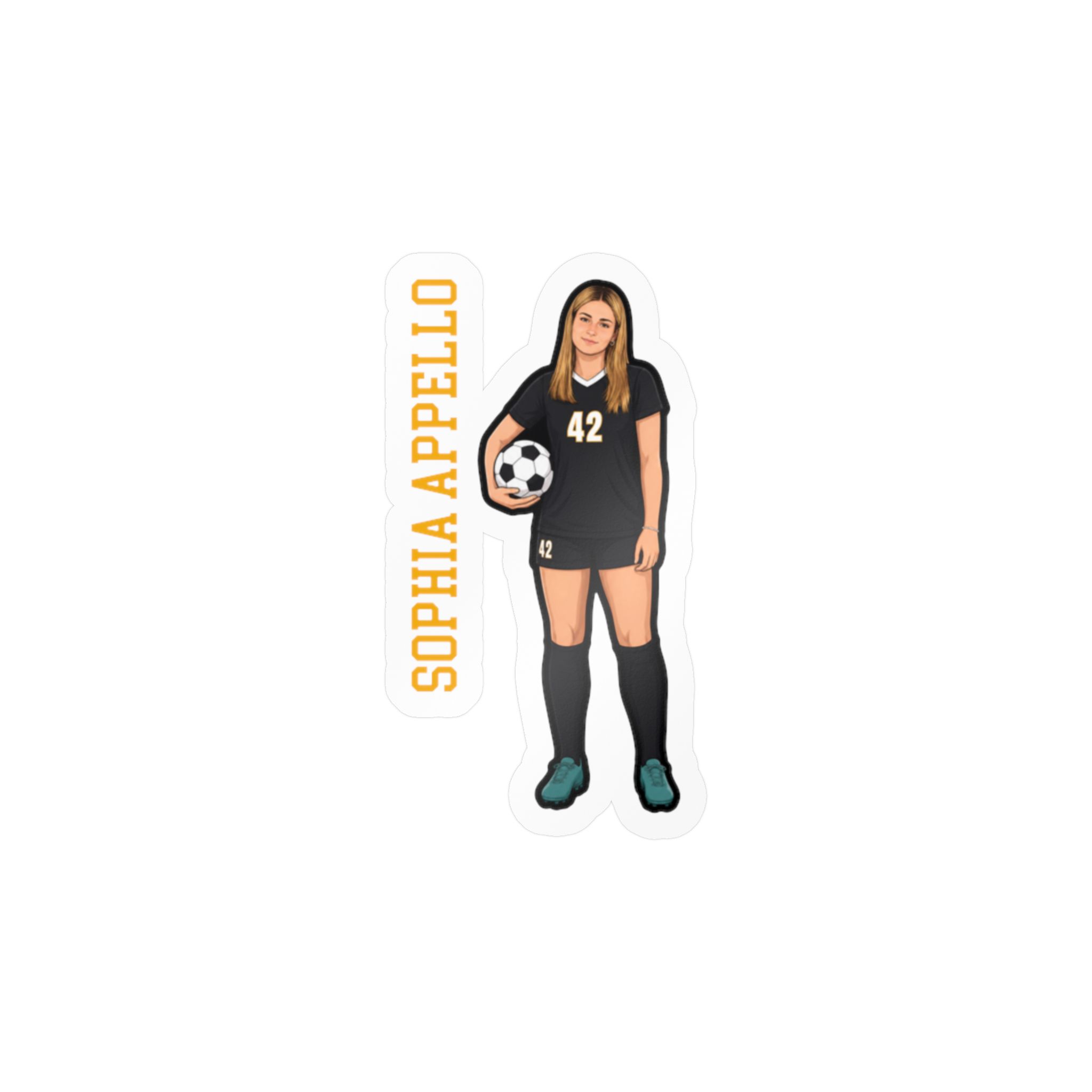 Vinyl Sticker — character_name_vertical in Classic