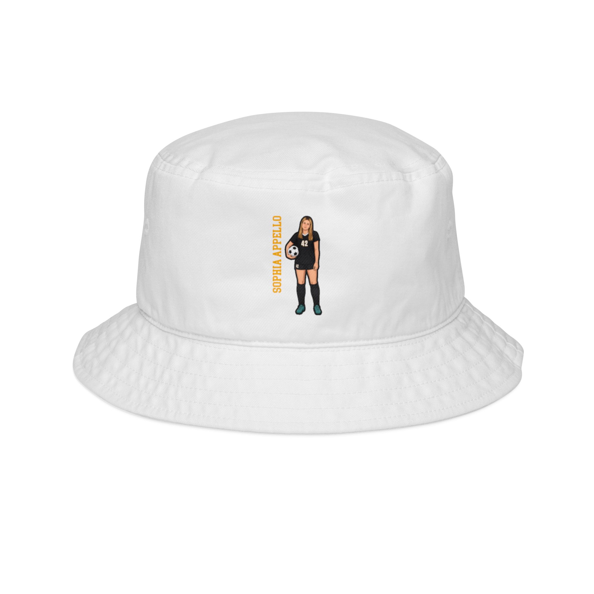 Bucket Hat — character_name_vertical in White