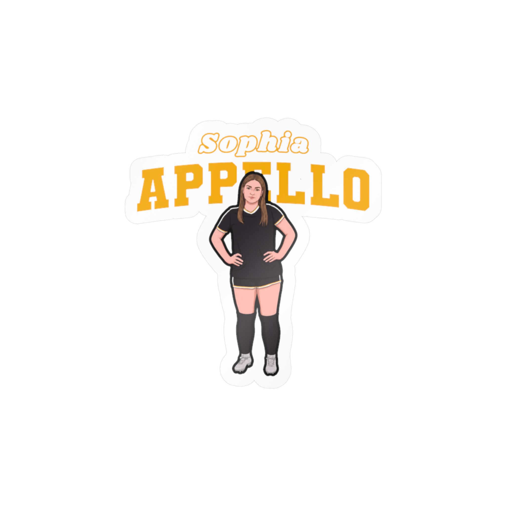 Vinyl Sticker — character_name_arch in Classic