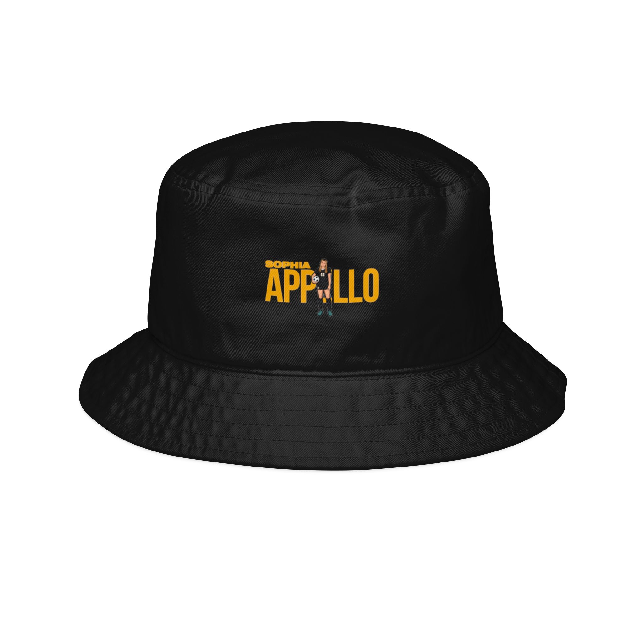 Bucket Hat — character_player_name in Black