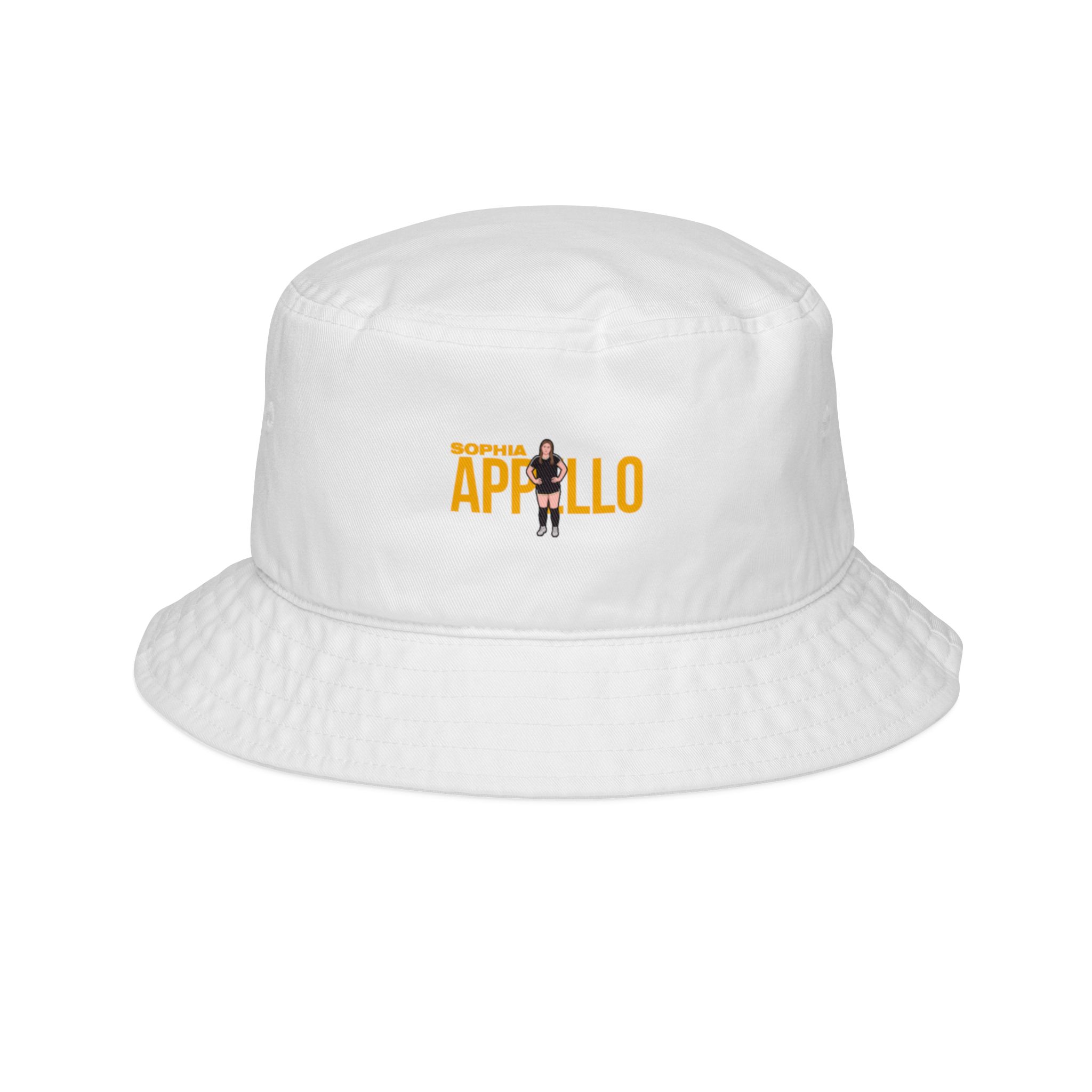 Bucket Hat — character_player_name in White