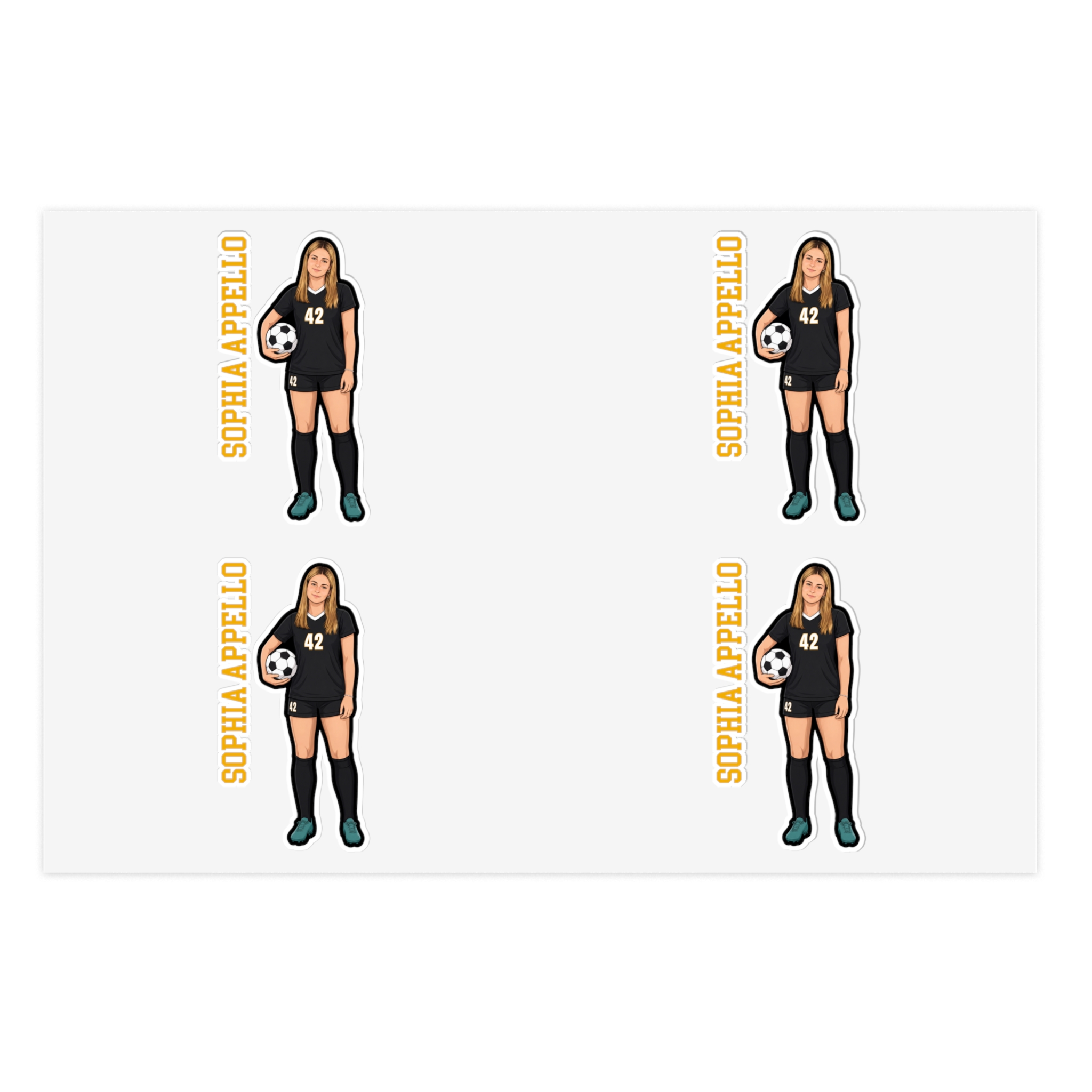 Sticker Sheet — character_name_vertical in Classic