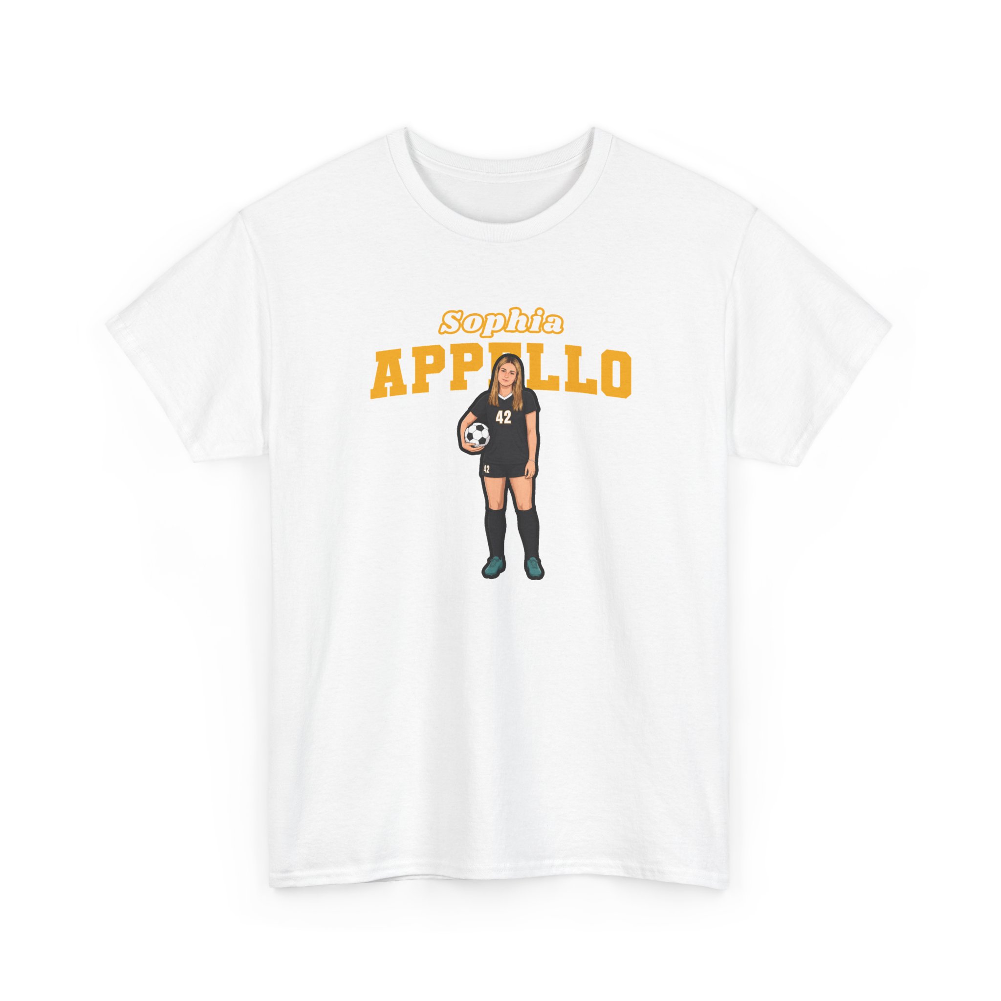 Tee — character_name_arch in White