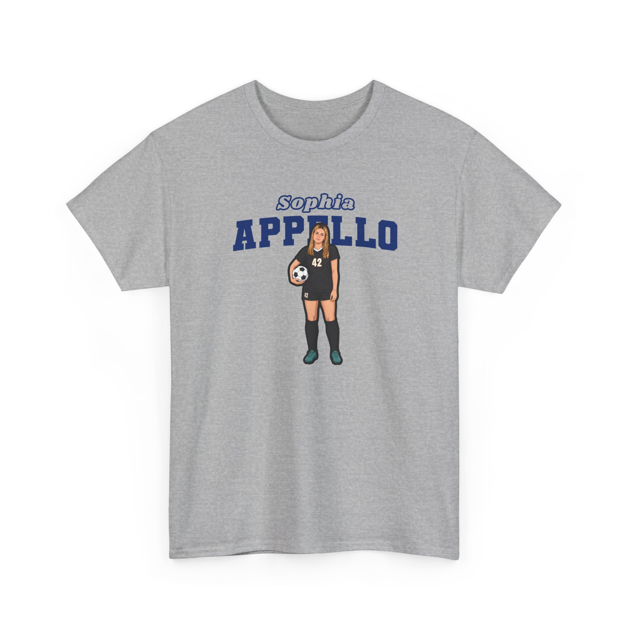Tee — character_name_arch in Grey