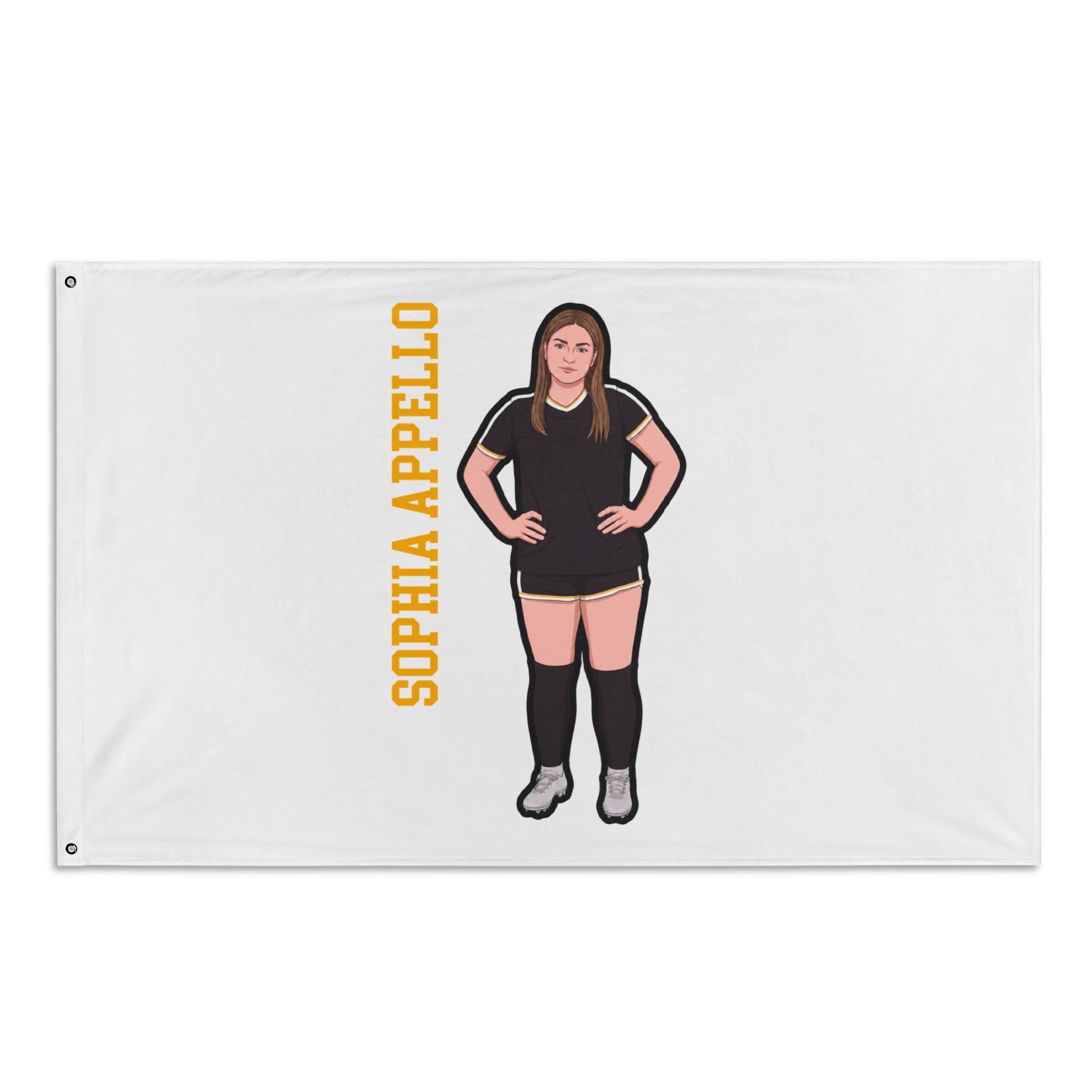 Flag (35 × 56 in) — character_name_vertical in Classic