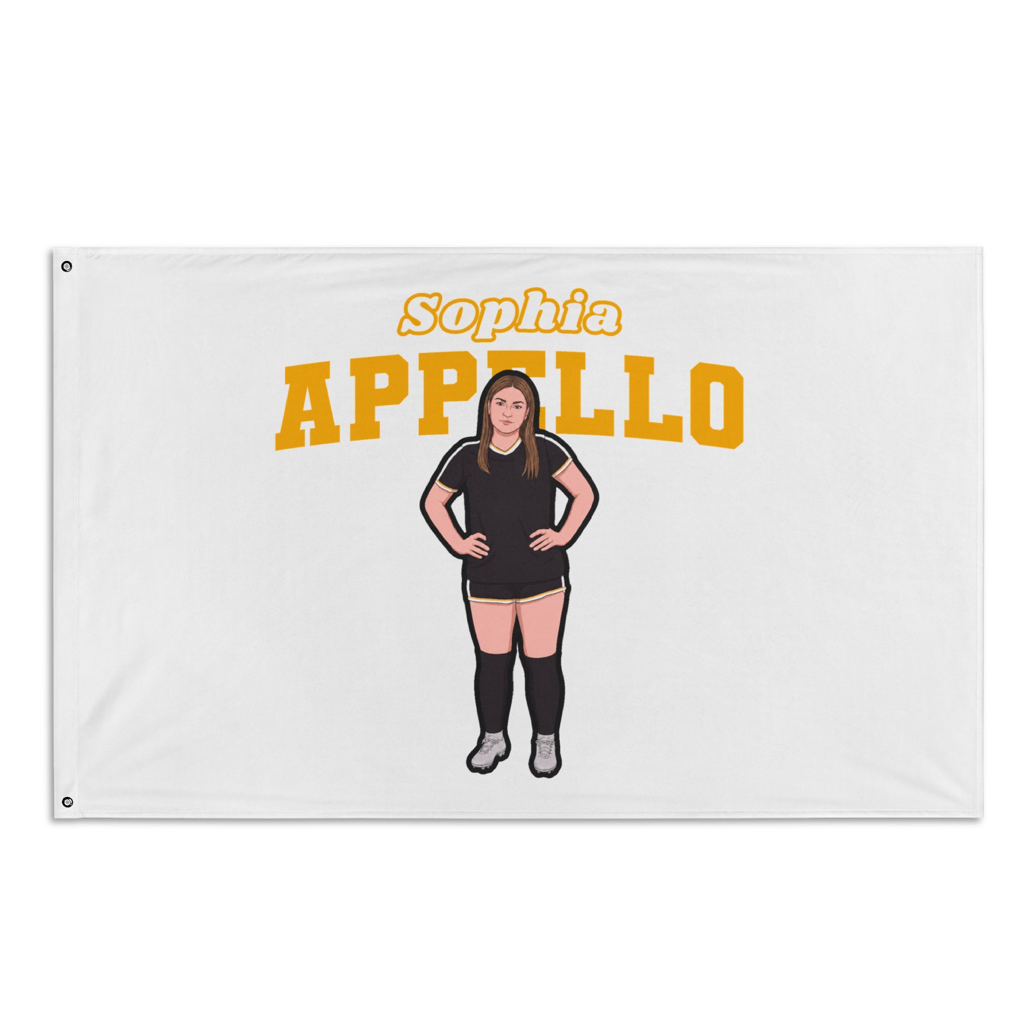 Flag (35 × 56 in) — character_name_arch in Classic