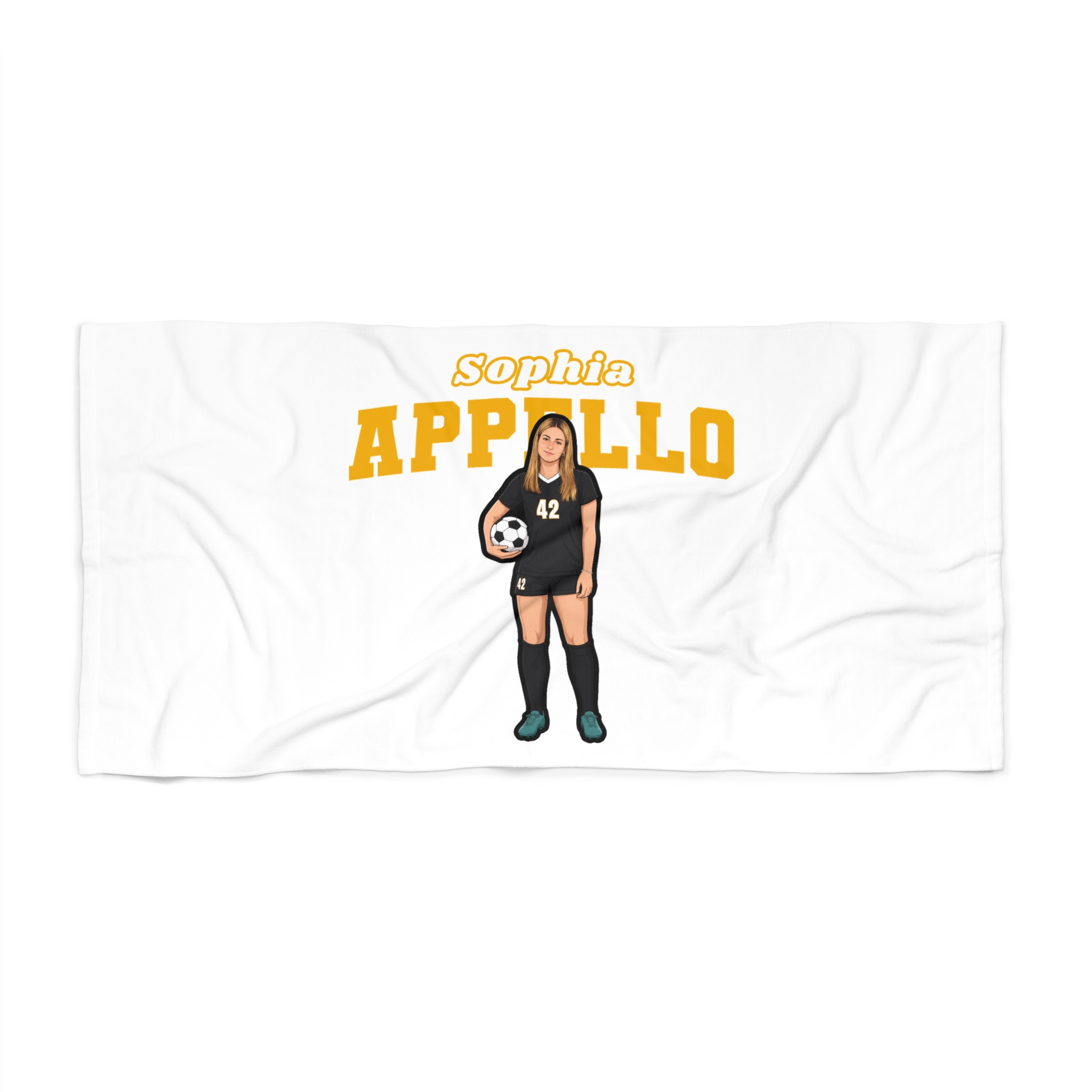 Beach Towel — character_name_arch in Classic