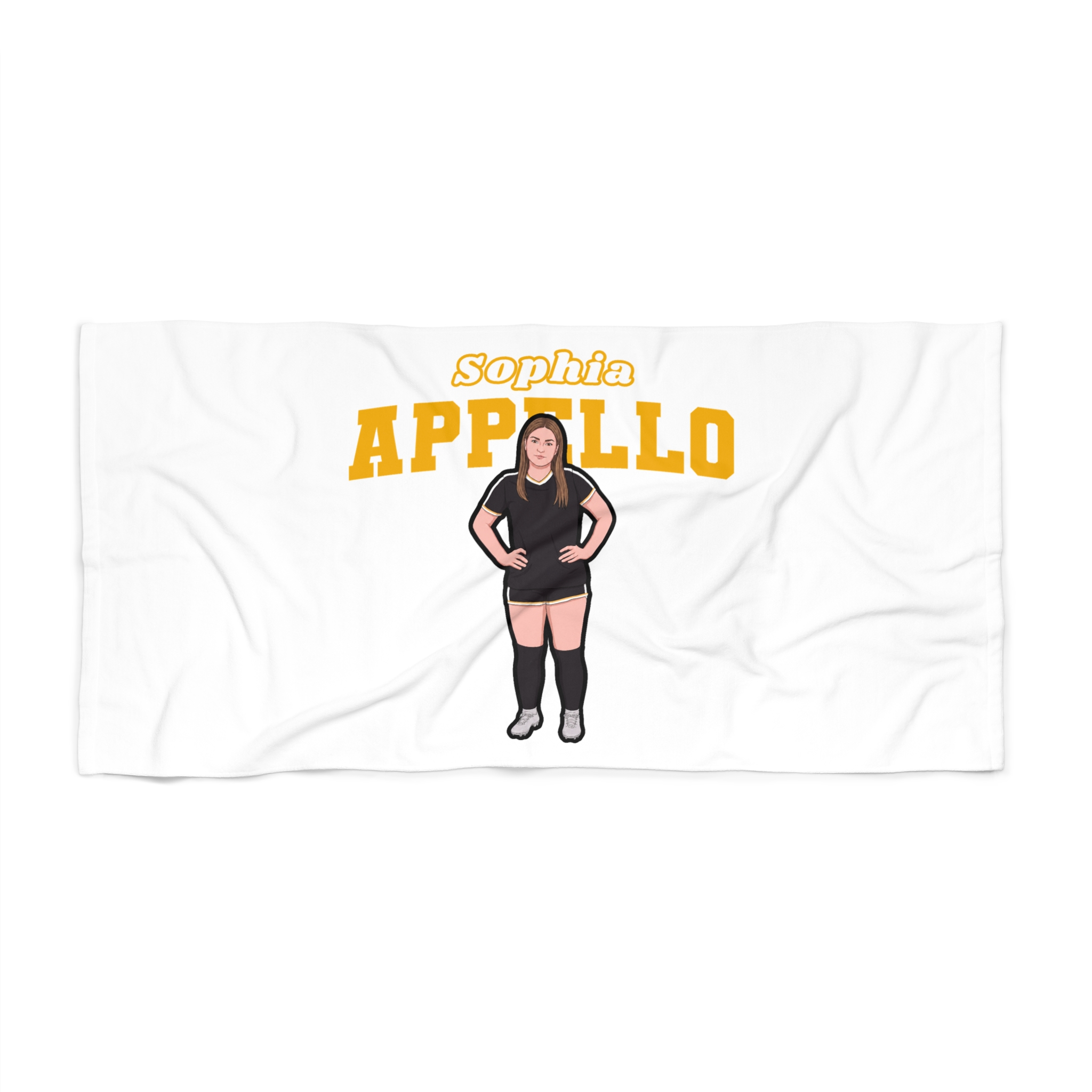 Beach Towel — character_name_arch in Classic