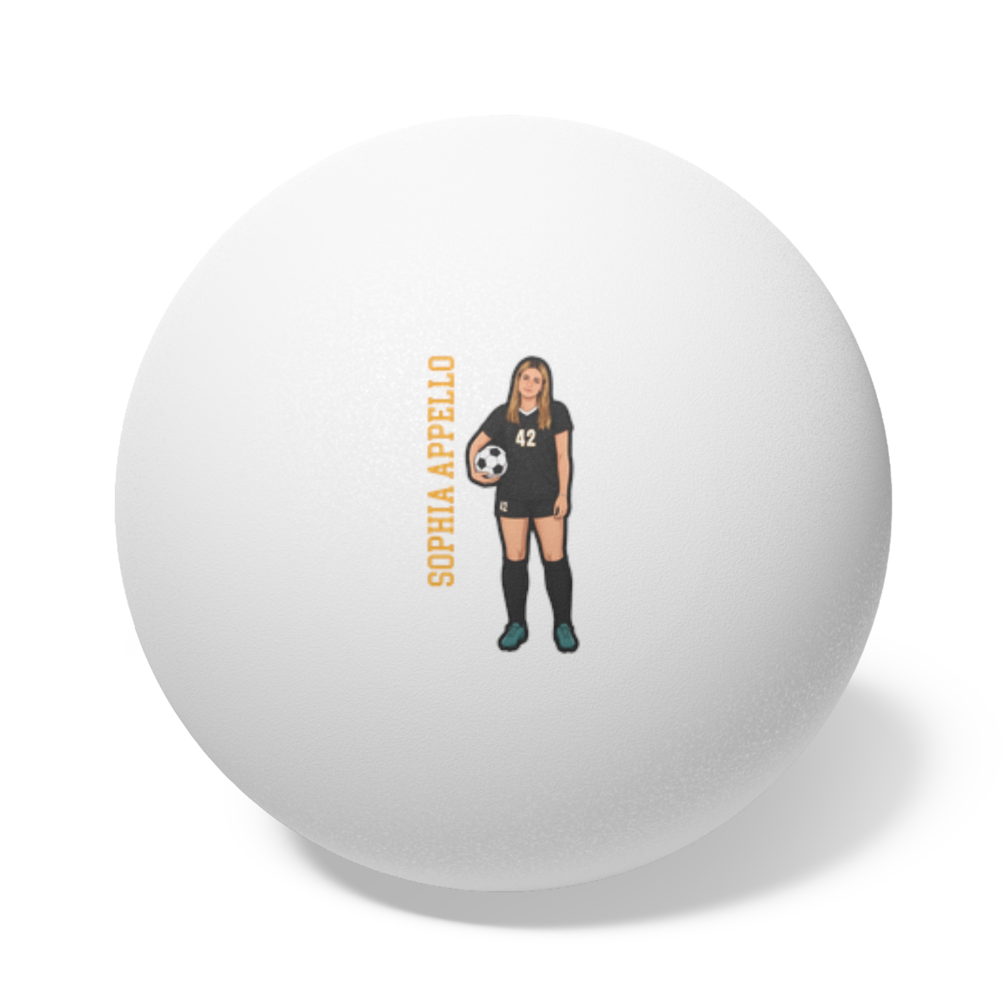 Ping Pong Balls, 6 pcs — character_name_vertical in White