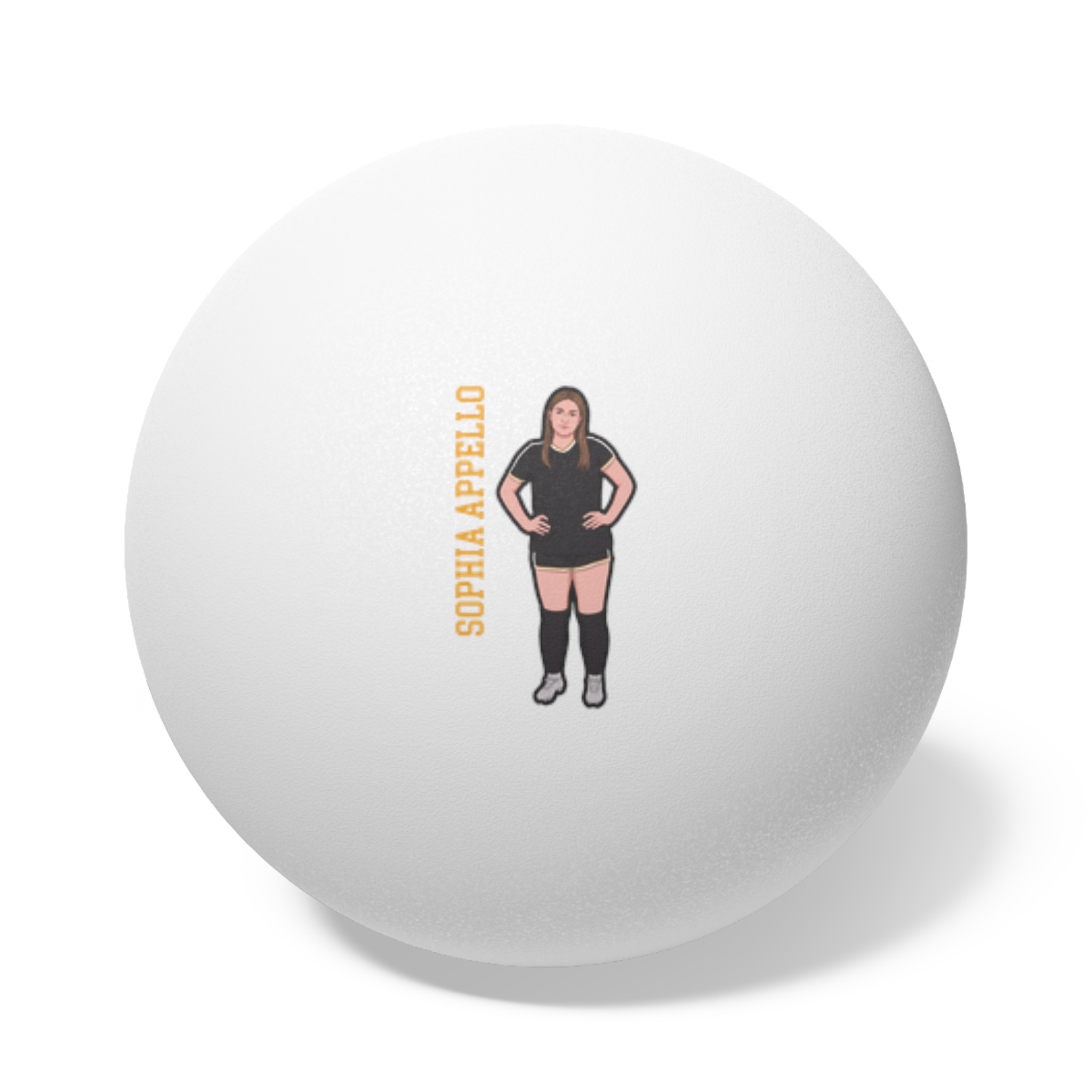 Ping Pong Balls, 6 pcs — character_name_vertical in White