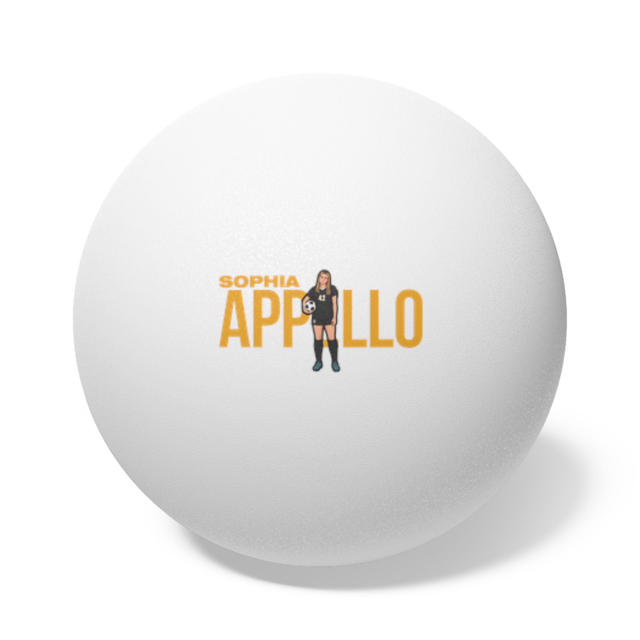 Ping Pong Balls, 6 pcs — character_player_name in White