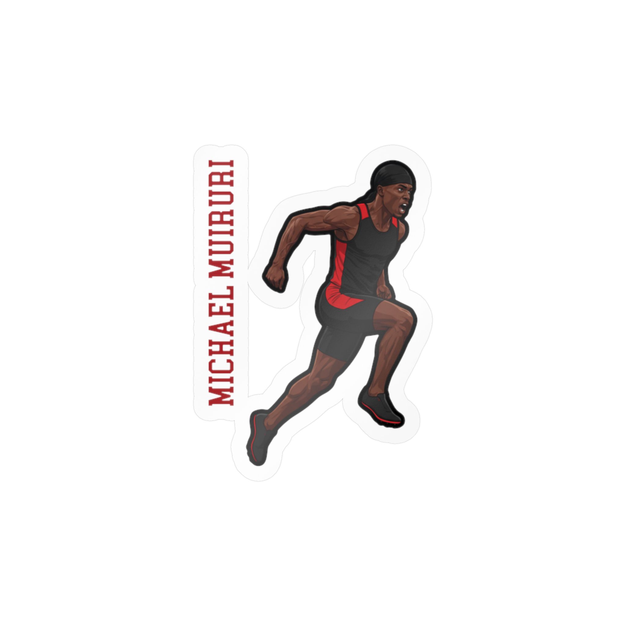 Vinyl Sticker — character_name_vertical in Classic