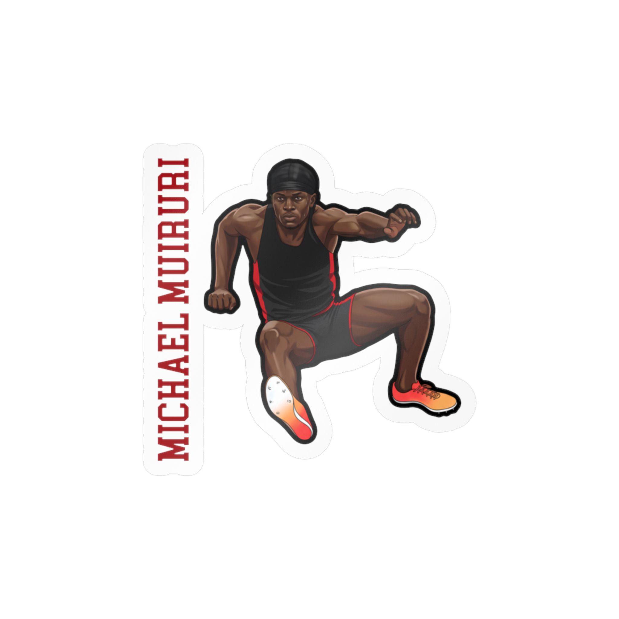 Vinyl Sticker — character_name_vertical in Classic