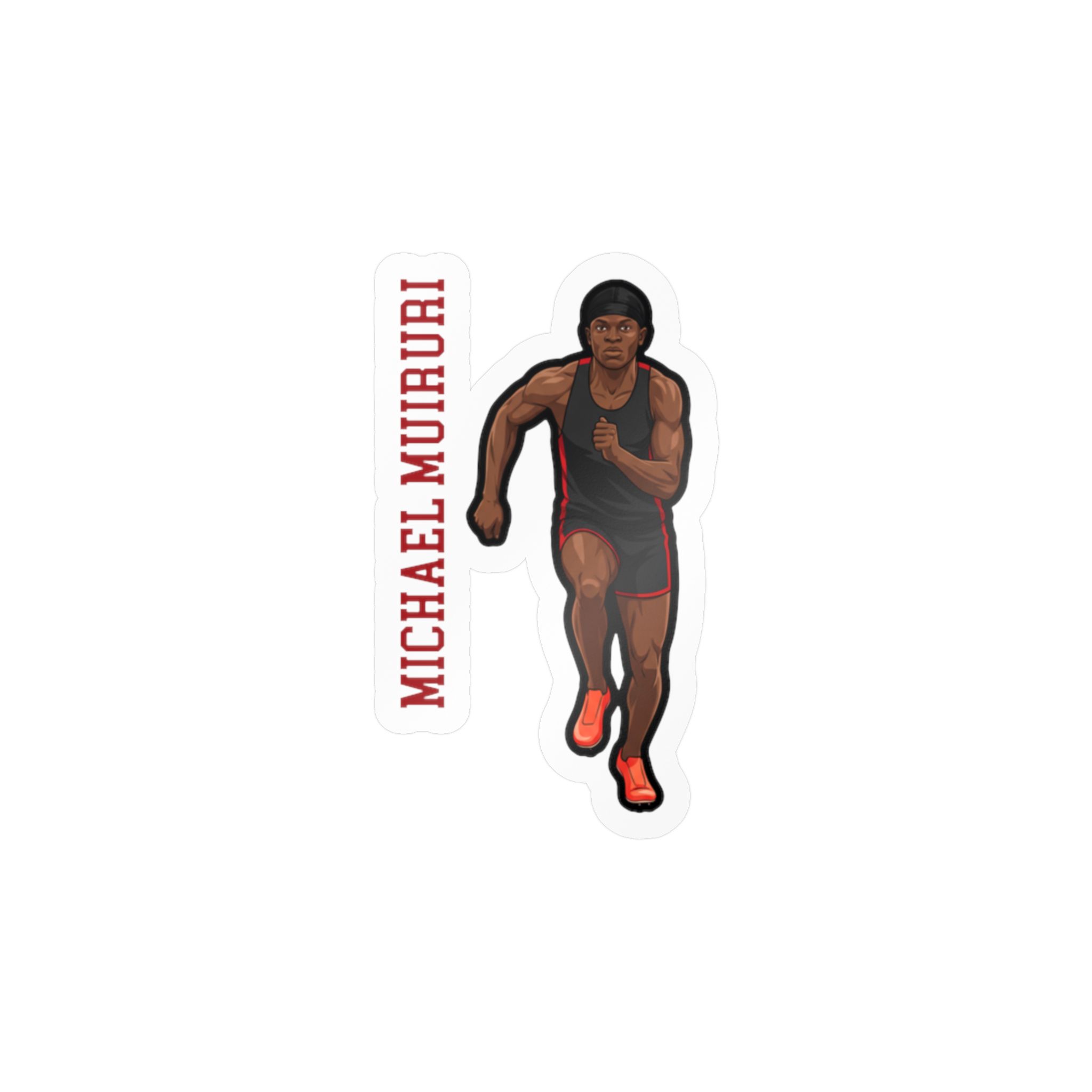 Vinyl Sticker — character_name_vertical in Classic
