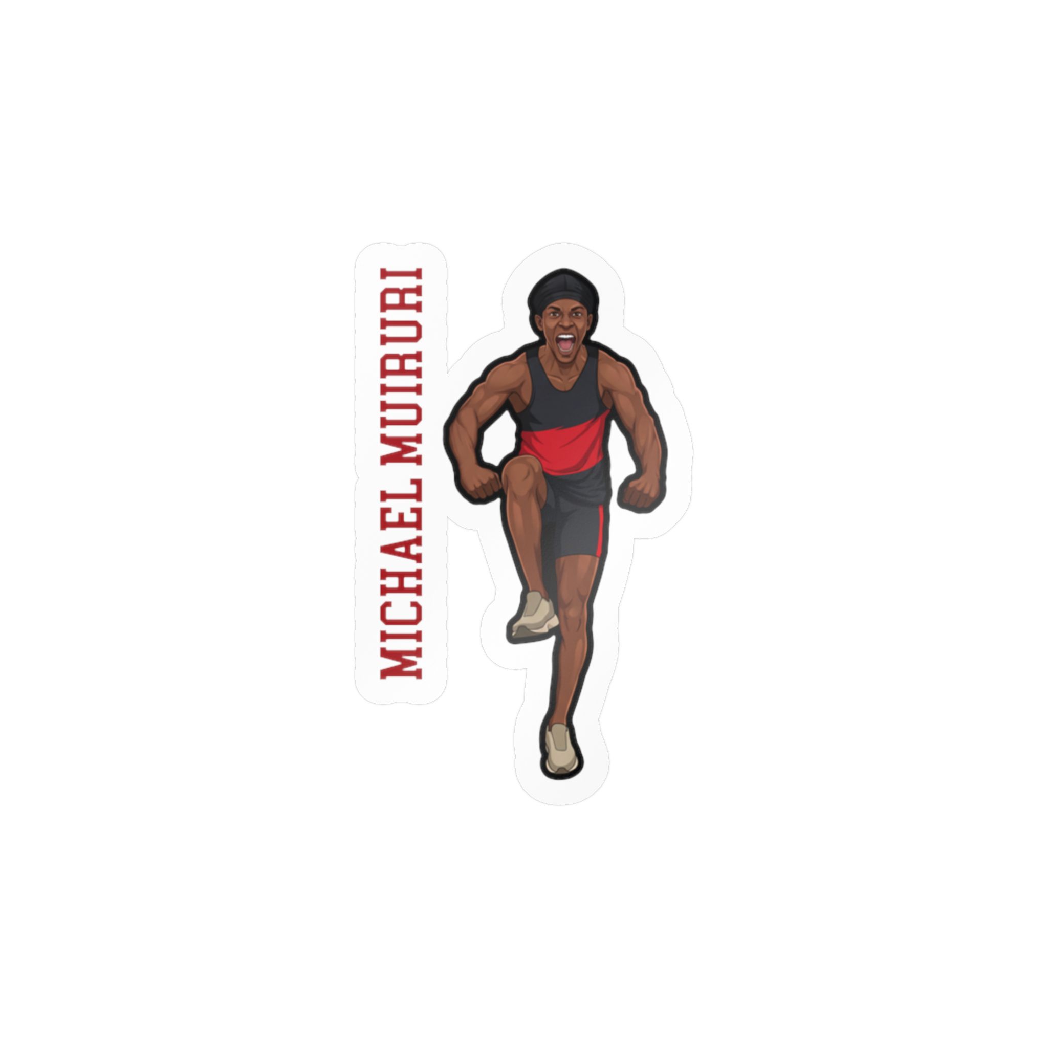 Vinyl Sticker — character_name_vertical in Classic