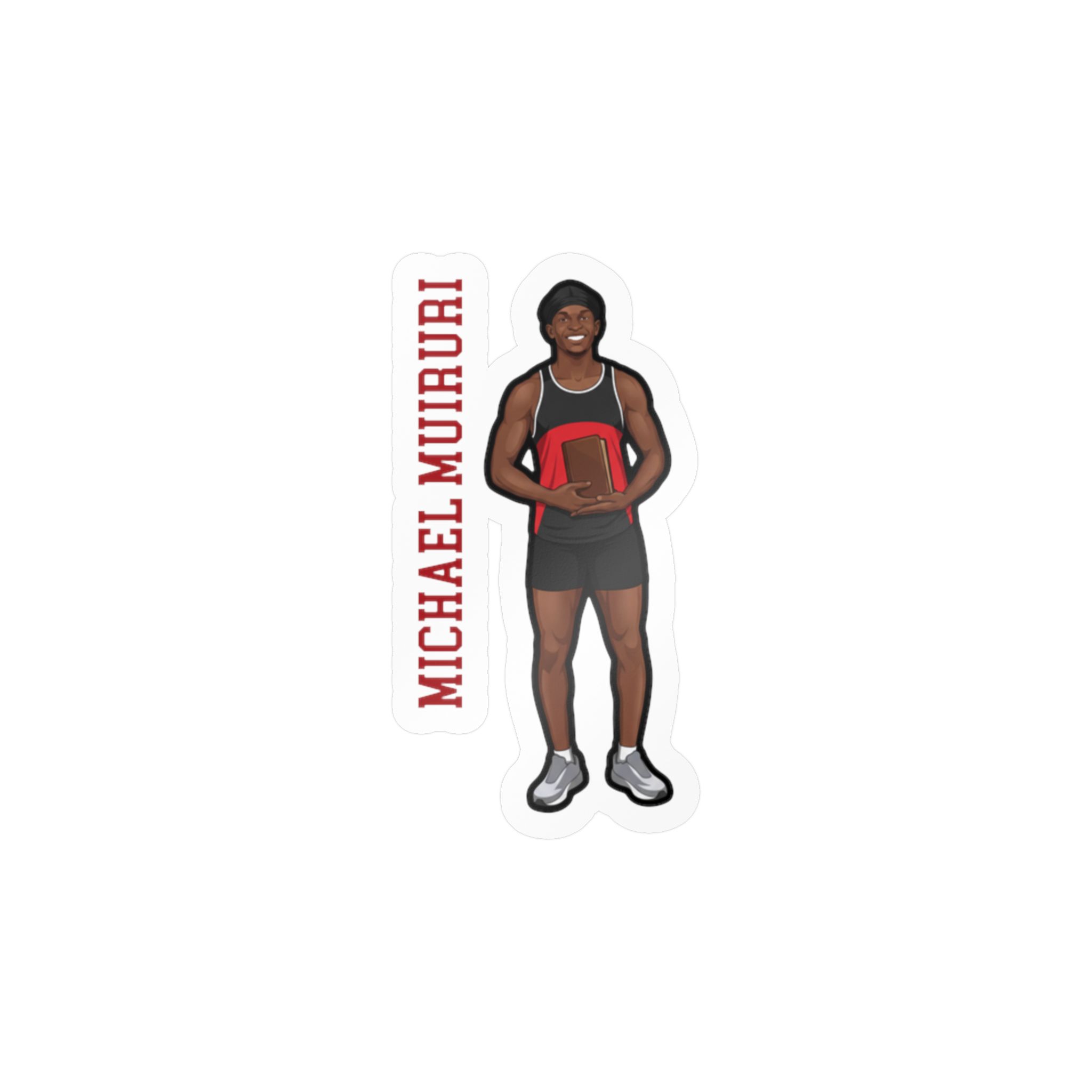 Vinyl Sticker — character_name_vertical in Classic