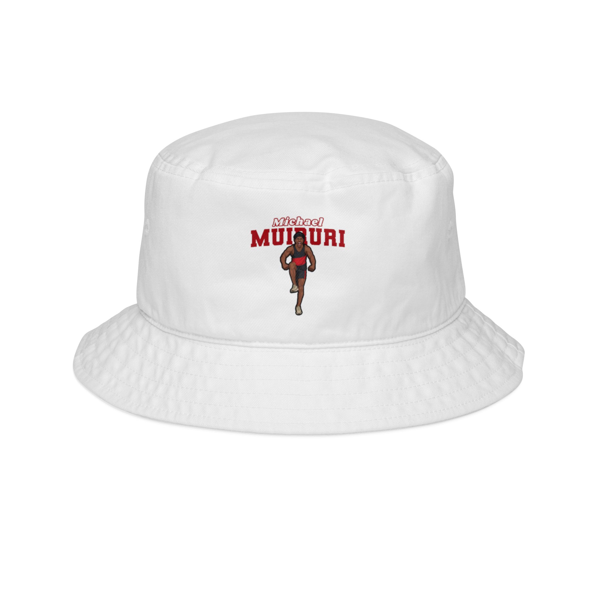 Bucket Hat — character_name_arch in White