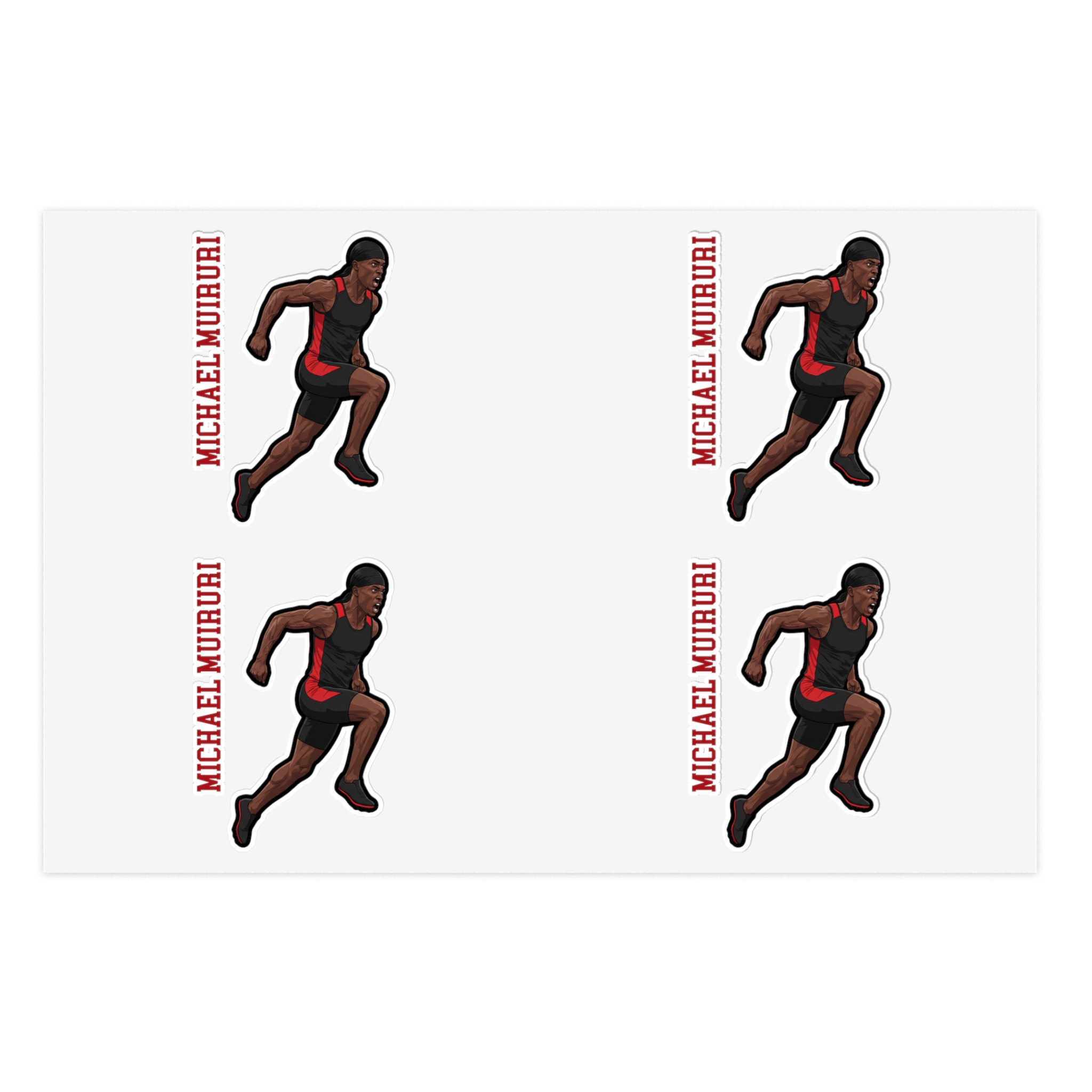 Sticker Sheet — character_name_vertical in Classic