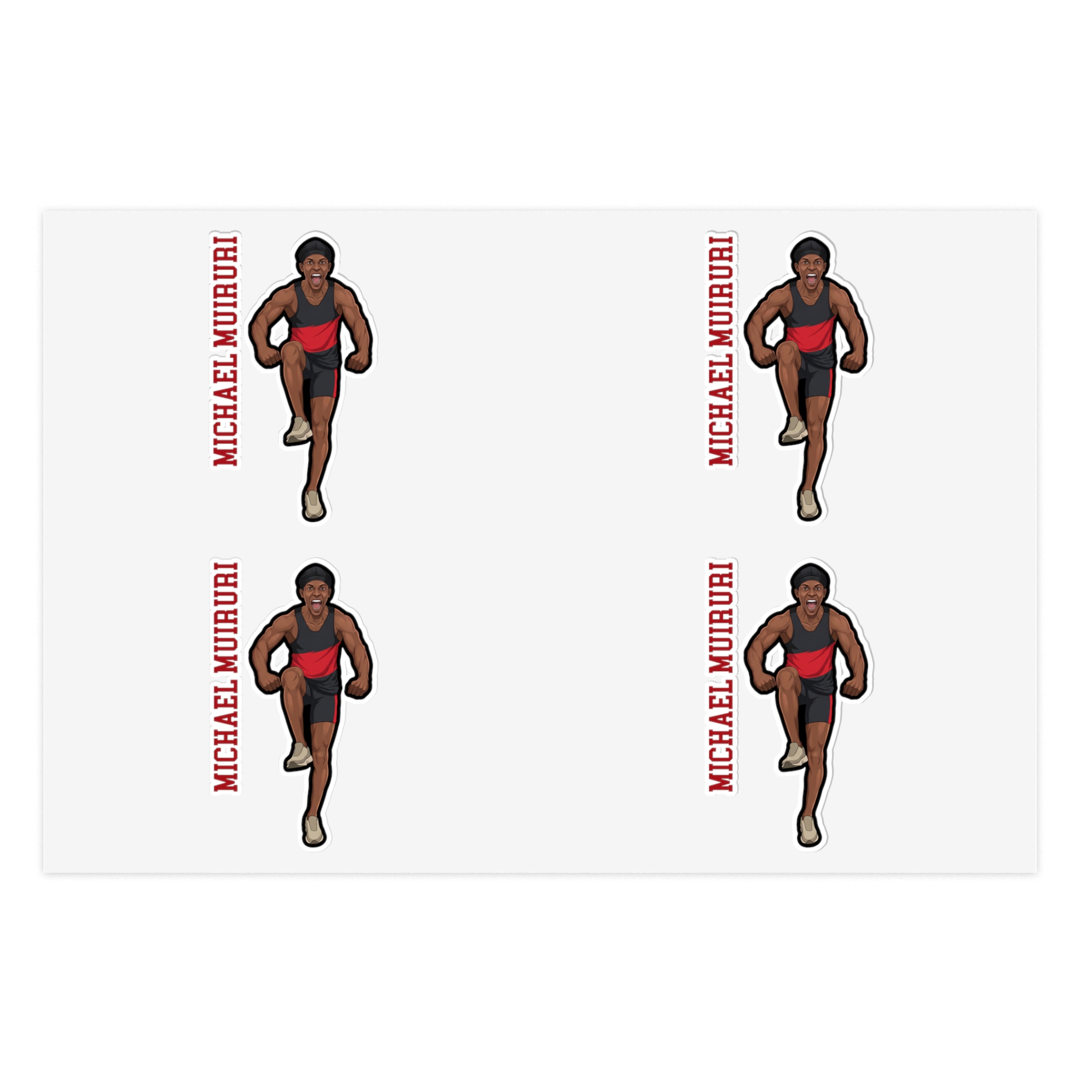 Sticker Sheet — character_name_vertical in Classic