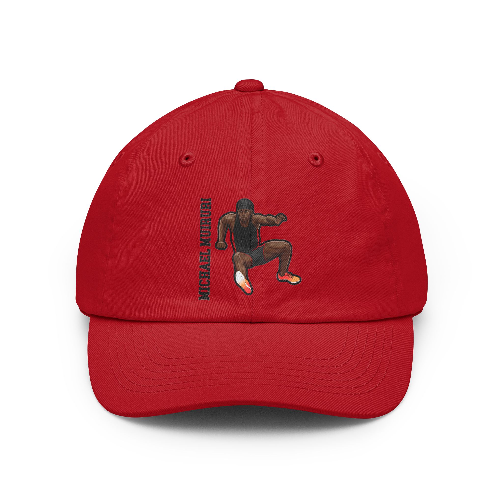 Classic Cap — character_name_vertical in Red