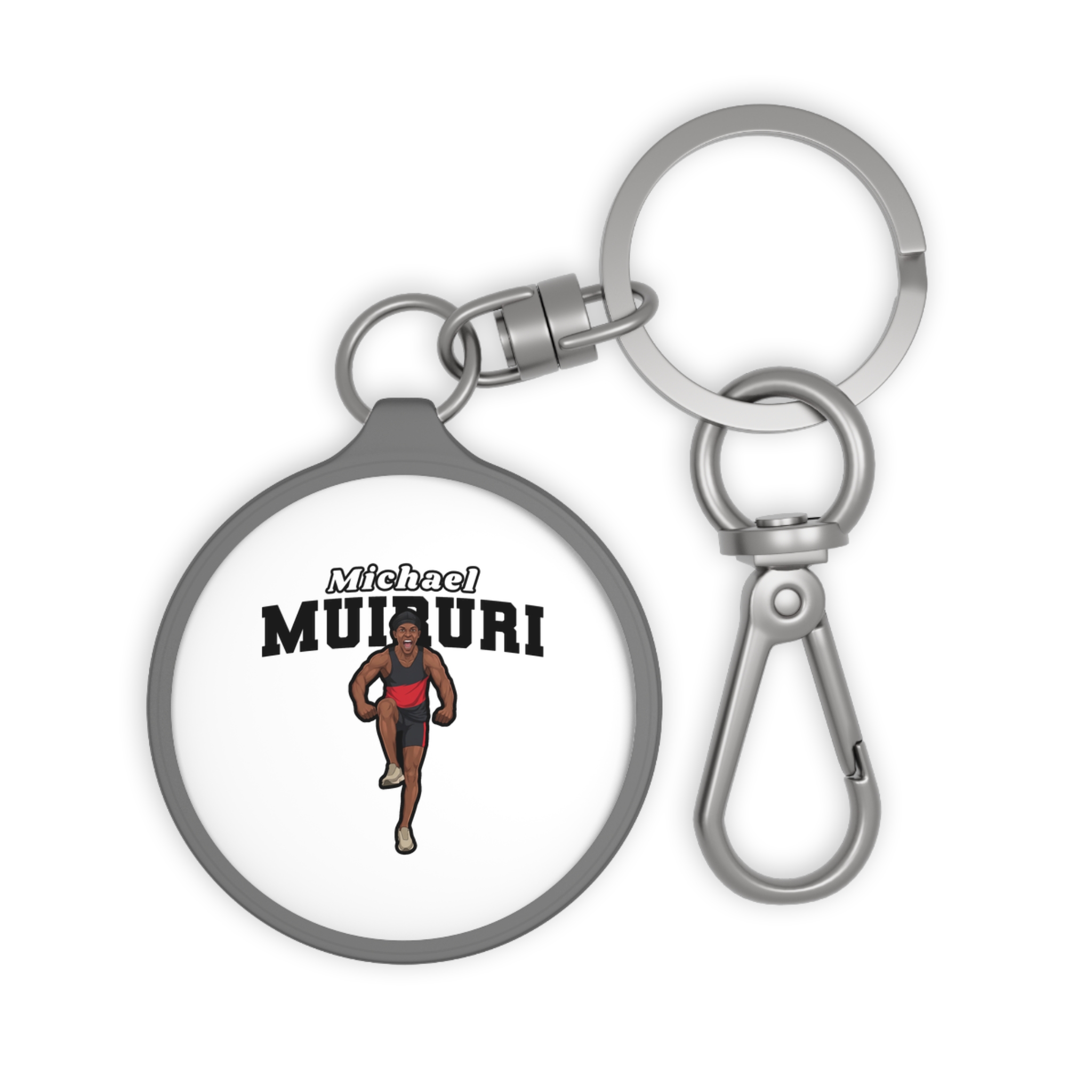 Keychain — character_name_arch in Grey