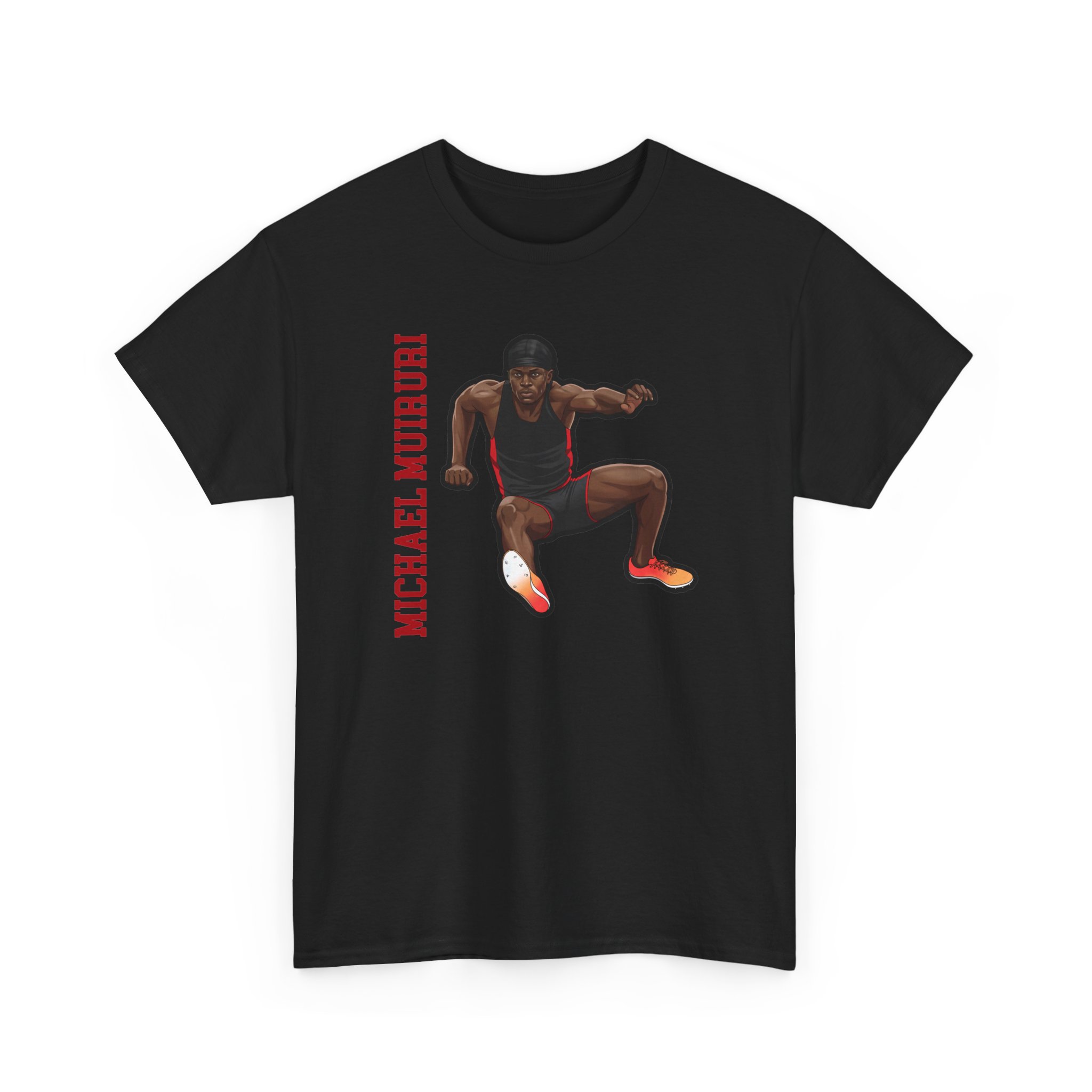 Tee — character_name_vertical in Black