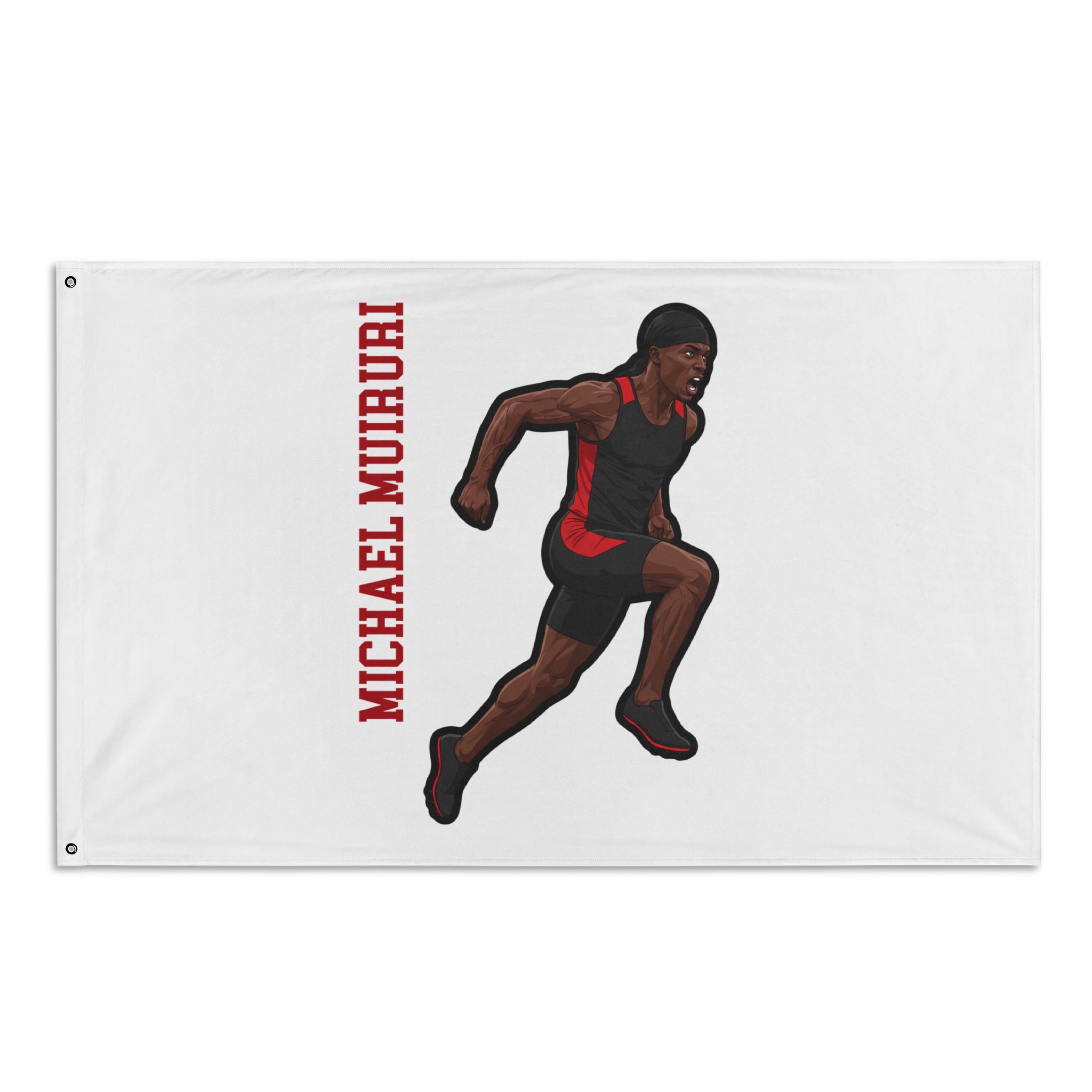 Flag (35 × 56 in) — character_name_vertical in Classic