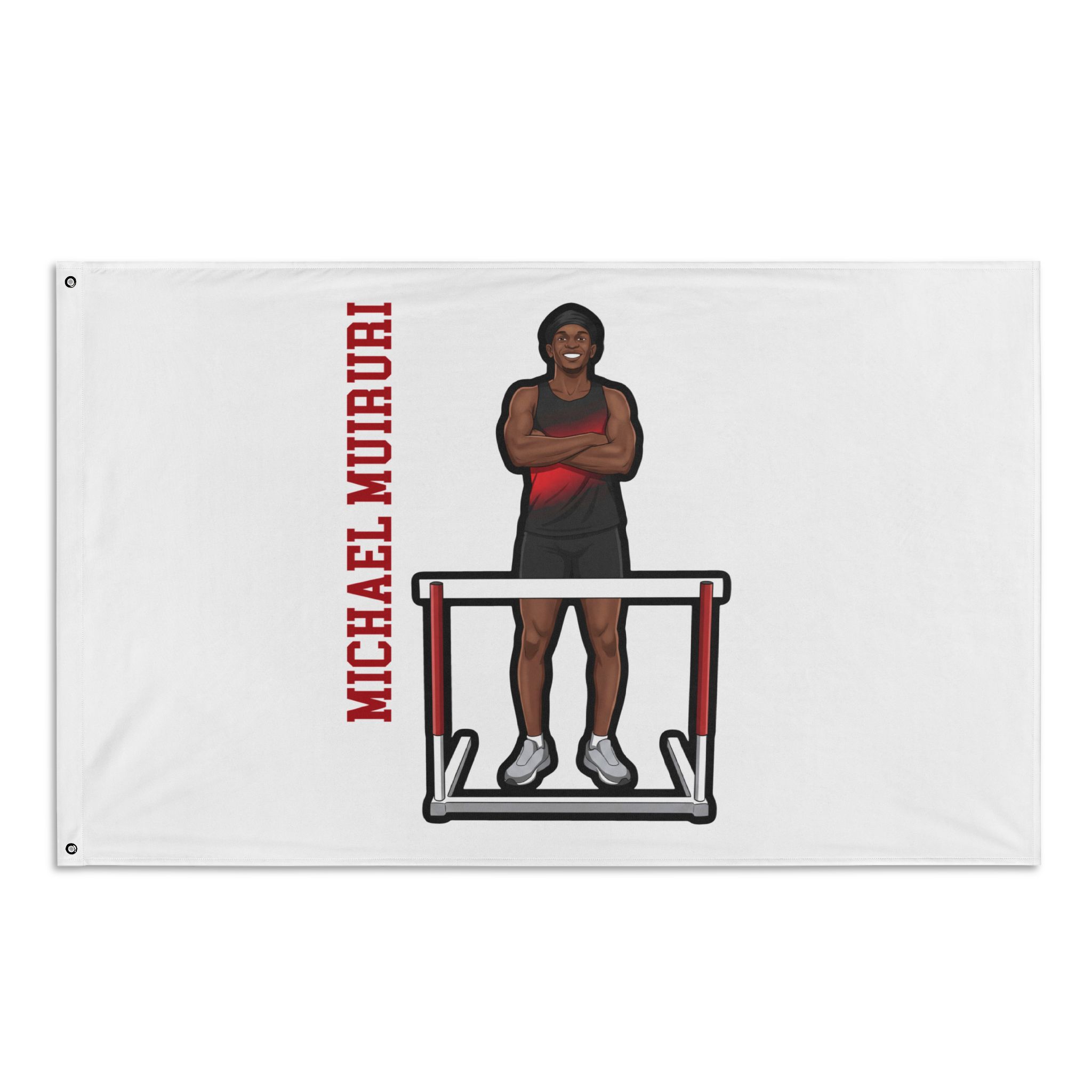 Flag (35 × 56 in) — character_name_vertical in Classic