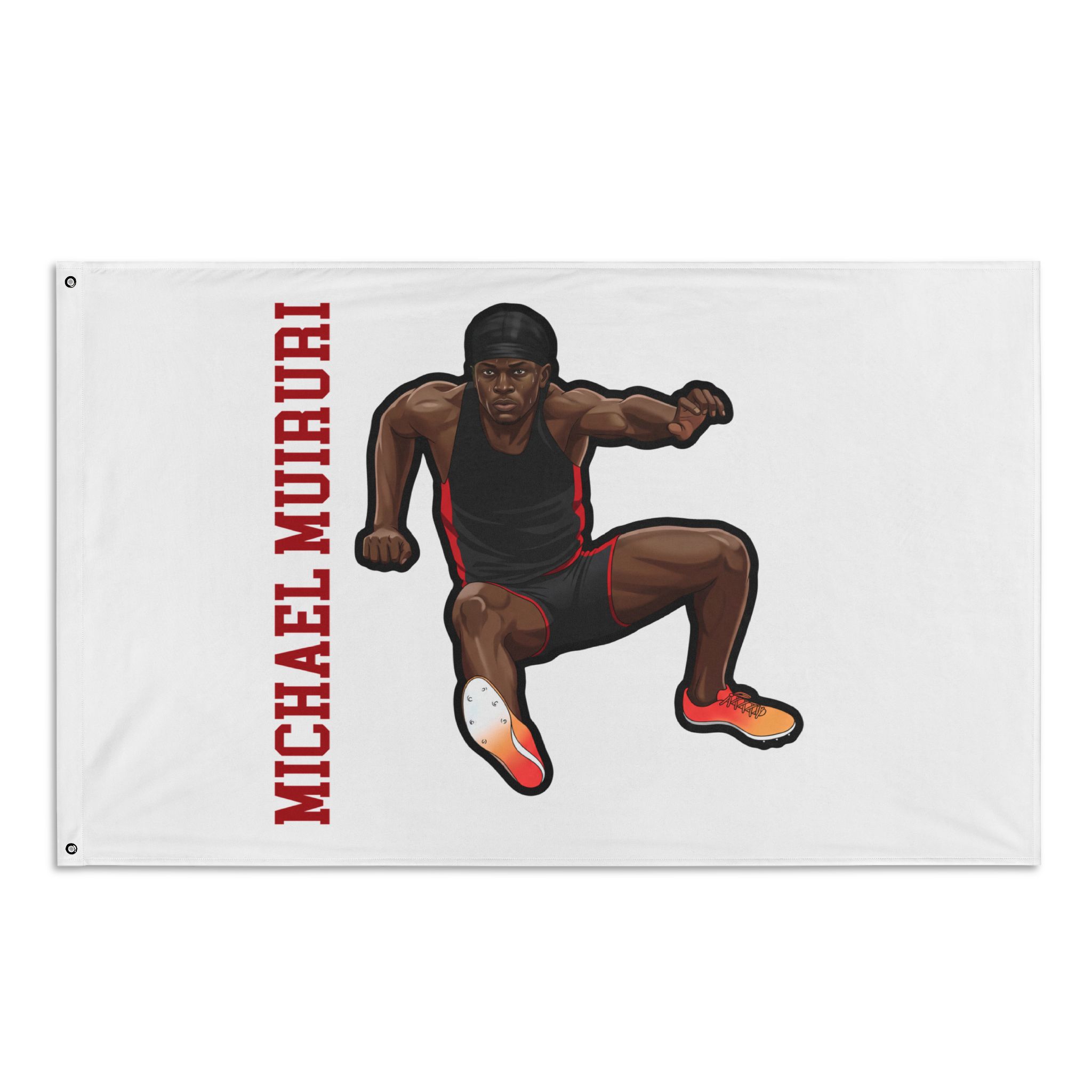 Flag (35 × 56 in) — character_name_vertical in Classic