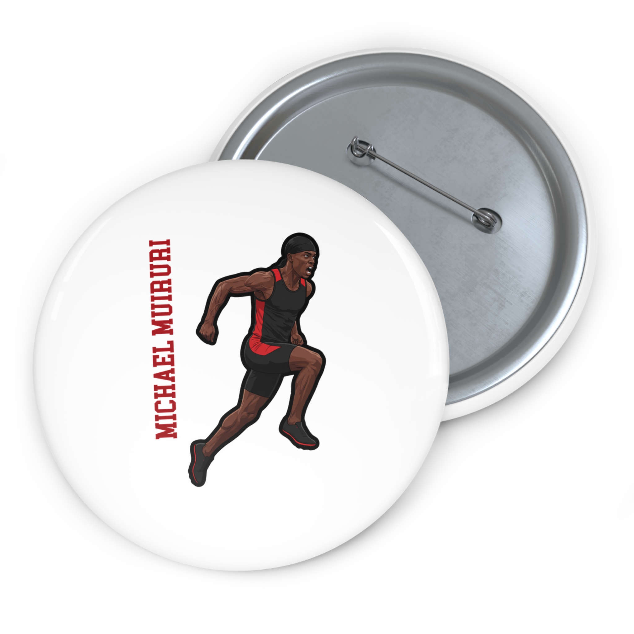 Game Day Pin — character_name_vertical in Classic