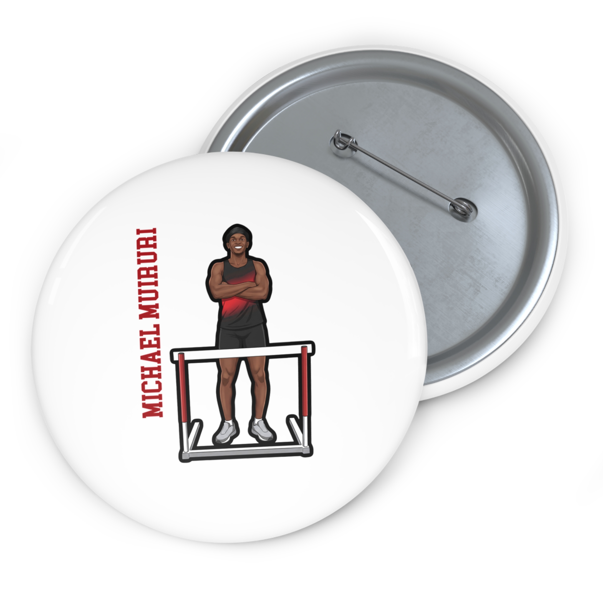 Game Day Pin — character_name_vertical in Classic