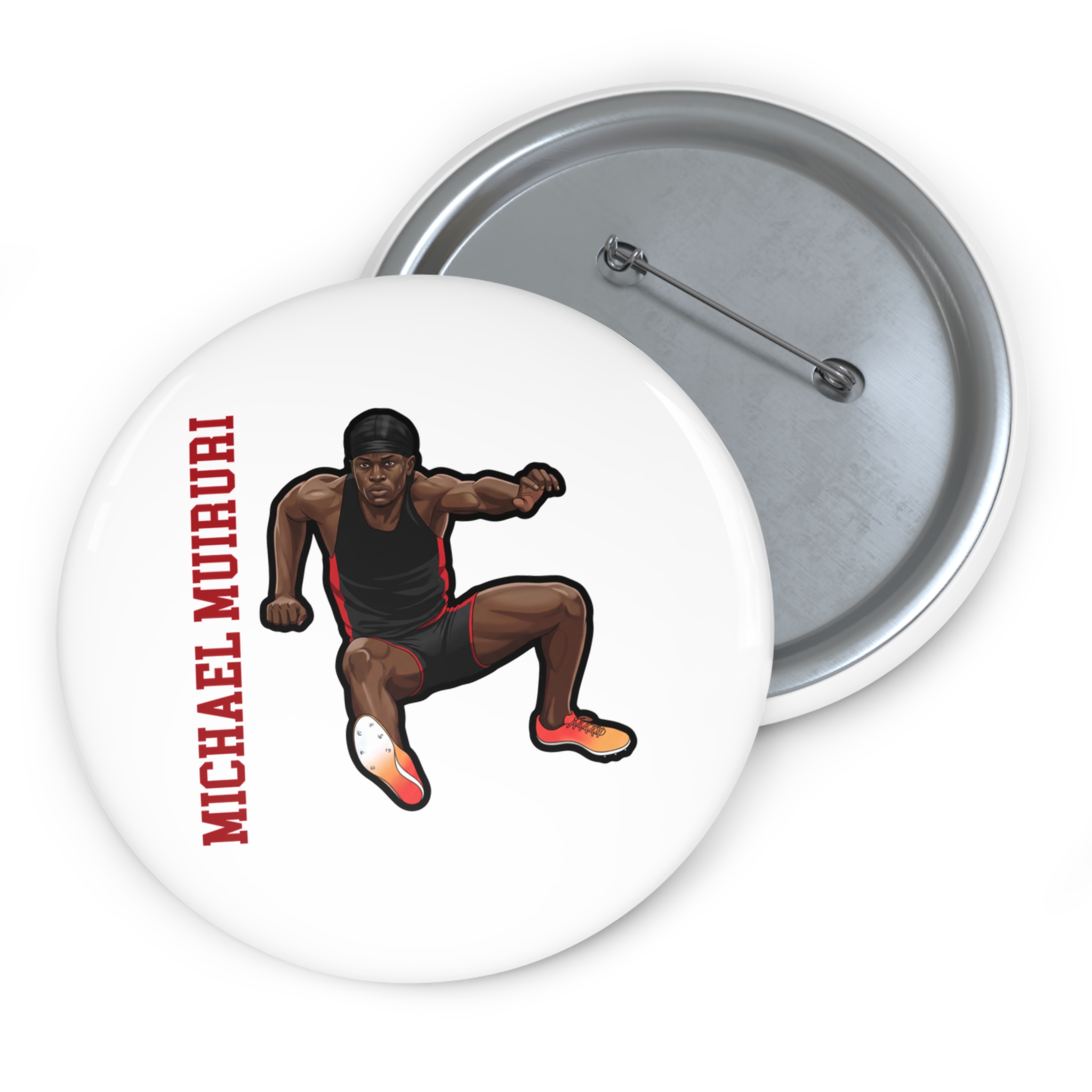 Game Day Pin — character_name_vertical in Classic