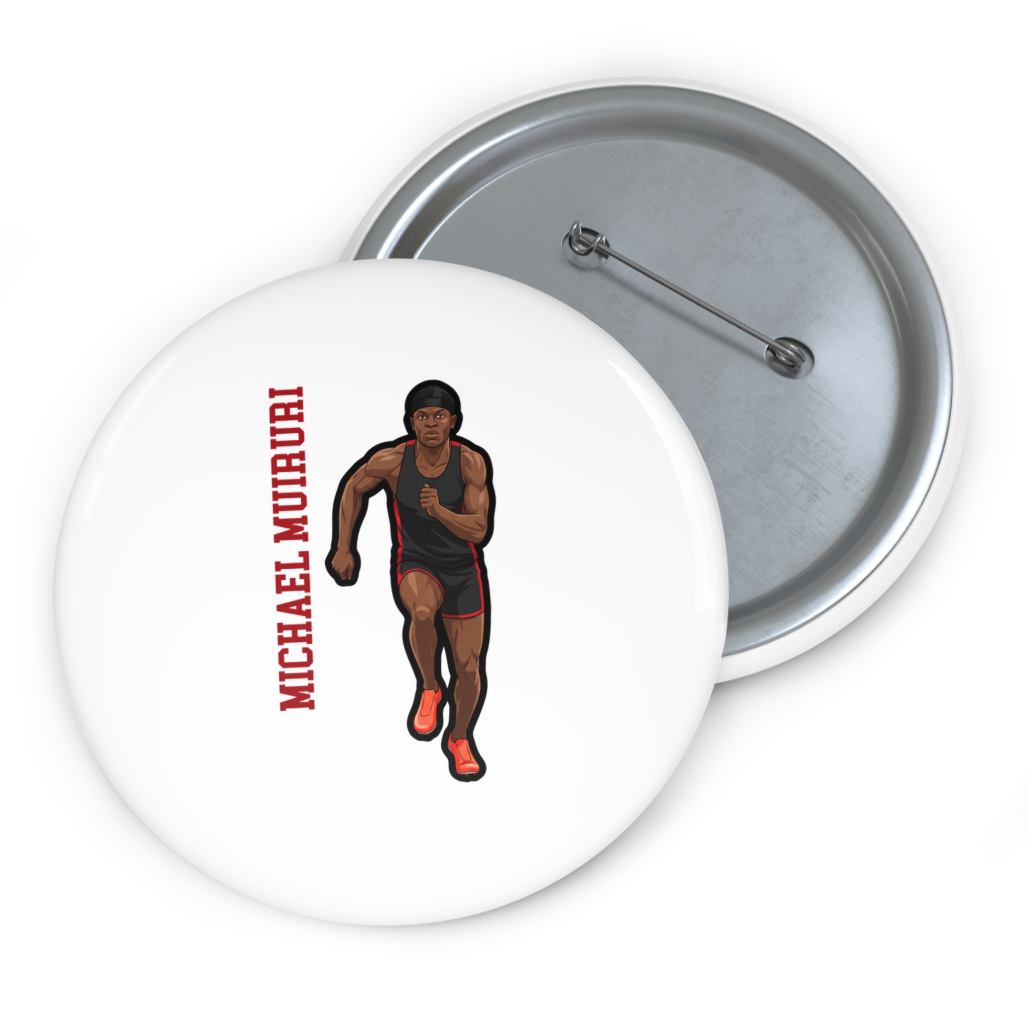 Game Day Pin — character_name_vertical in Classic