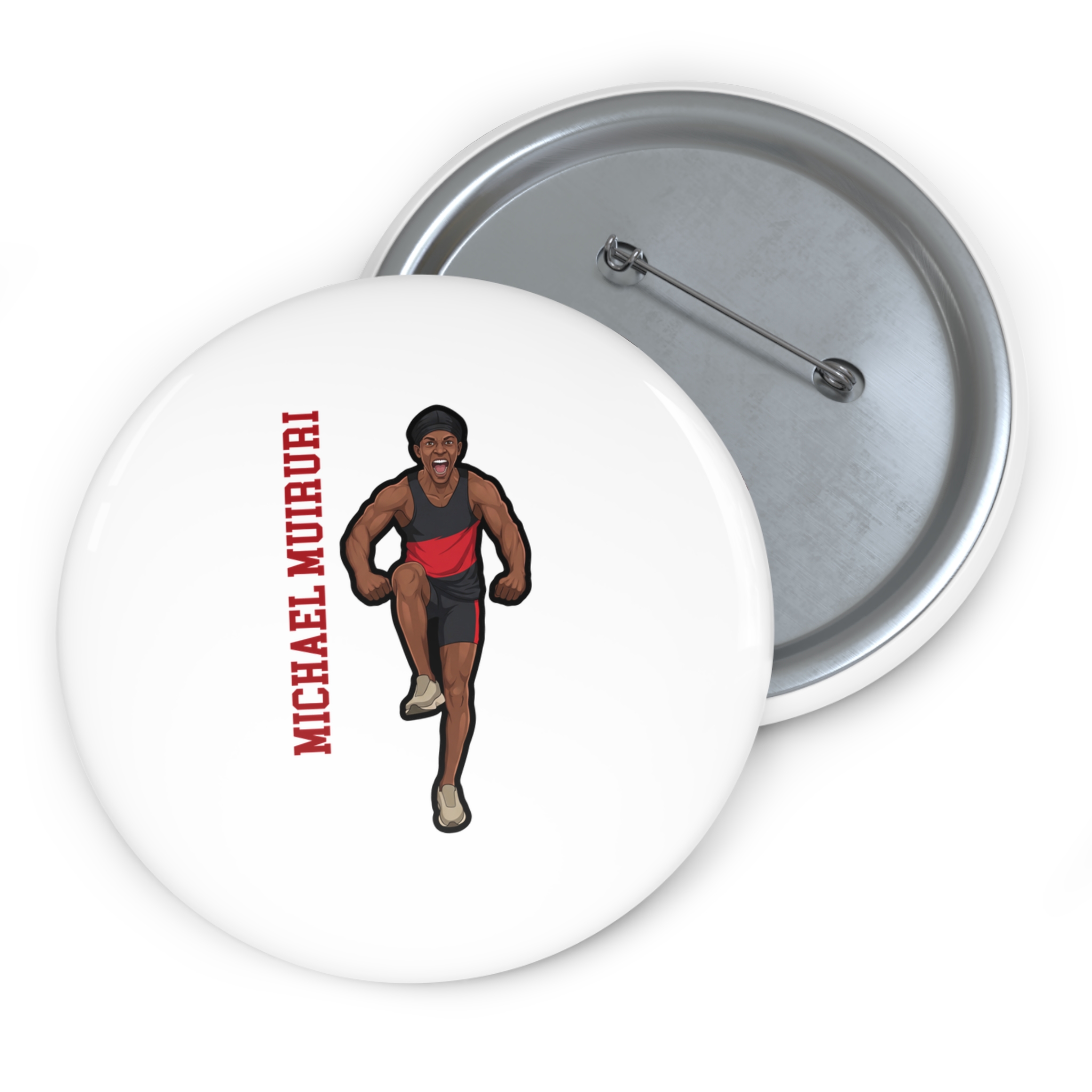 Game Day Pin — character_name_vertical in Classic