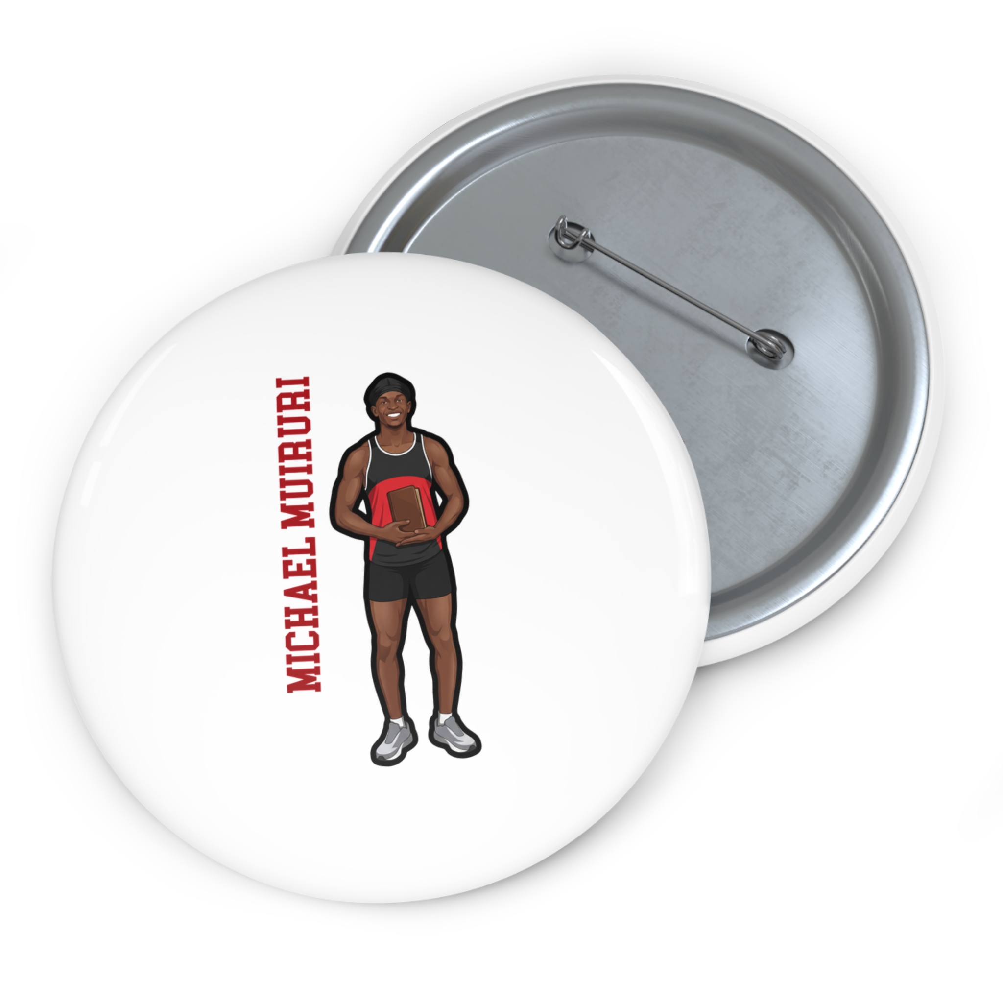 Game Day Pin — character_name_vertical in Classic