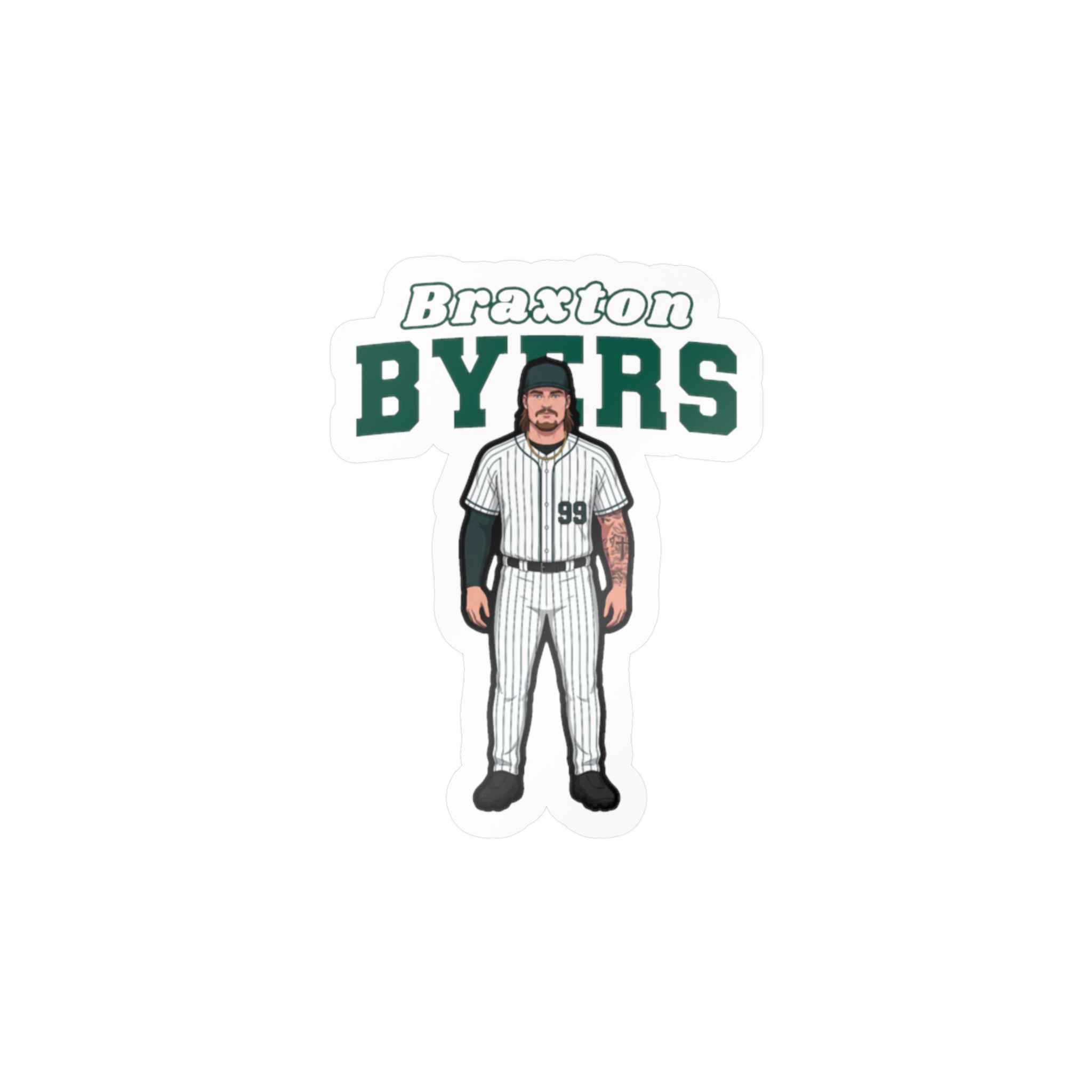Vinyl Sticker — character_name_arch in Classic