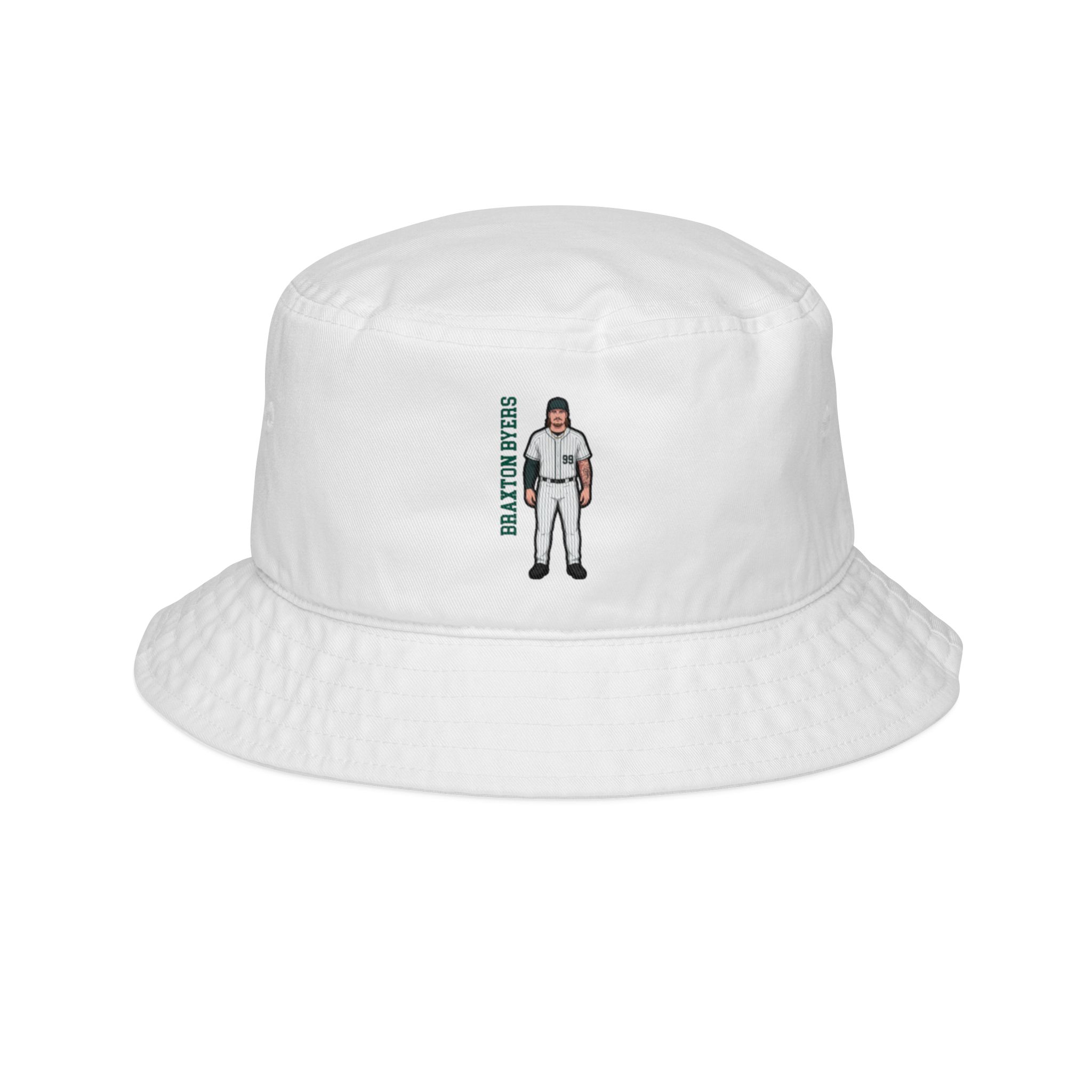 Bucket Hat — character_name_vertical in White
