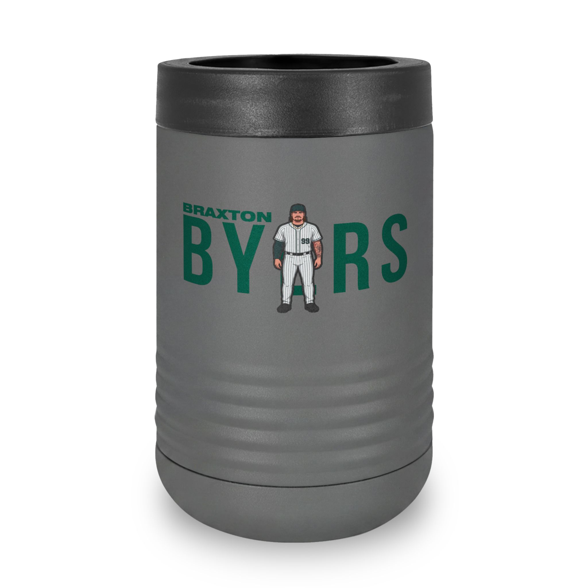 Stainless Can Cooler — character_player_name in Grey