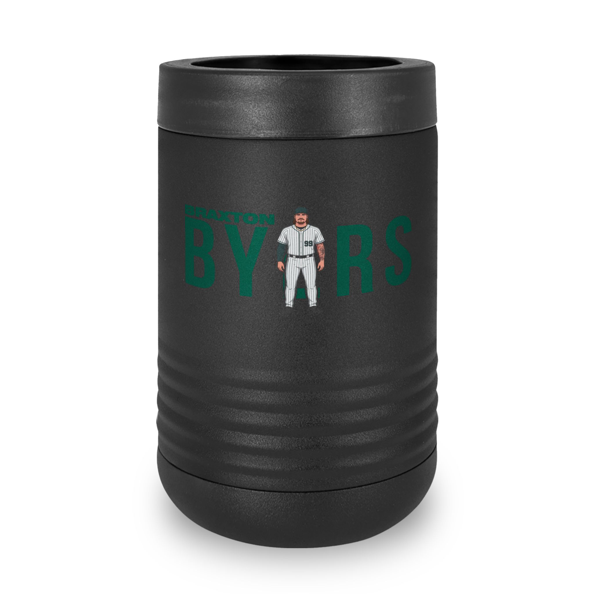 Stainless Can Cooler — character_player_name in Black